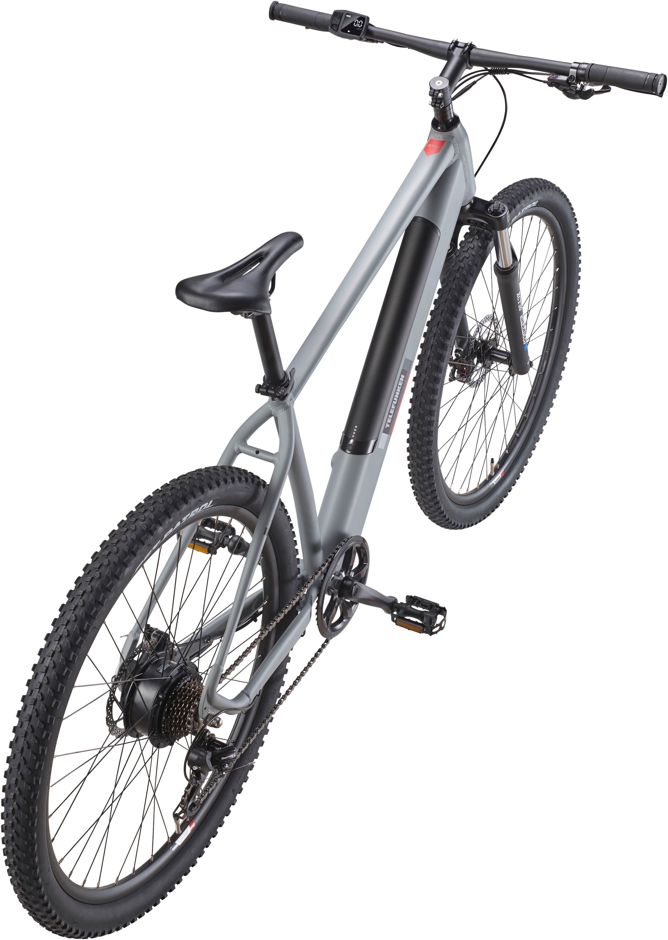 Telefunken E-Bike »Aufsteiger M921«, 7 Gang, Shimano, Heckmotor 250 W, Pedelec, Elektrofahrrad für Herren, MTB, Mountainbike