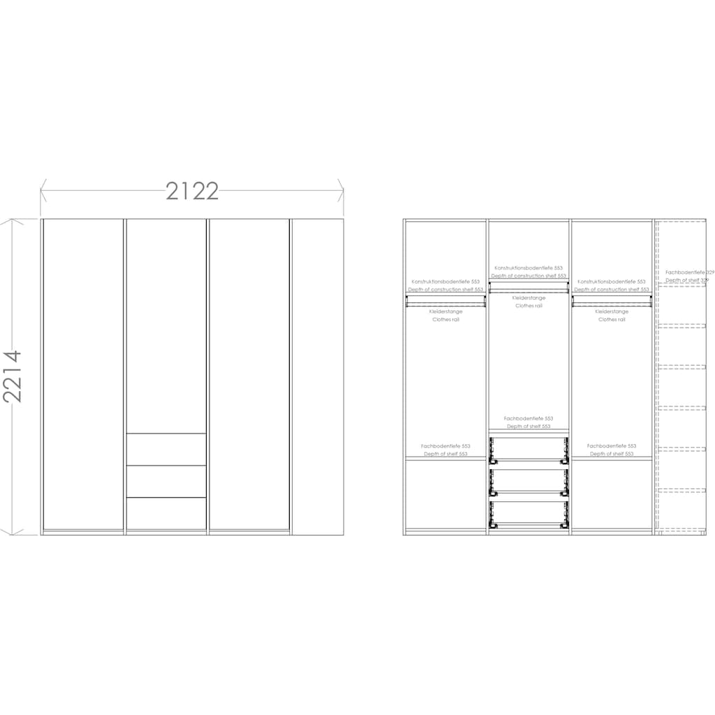 Müller SMALL LIVING Kleiderschrank »Modular Plus Variante 3«