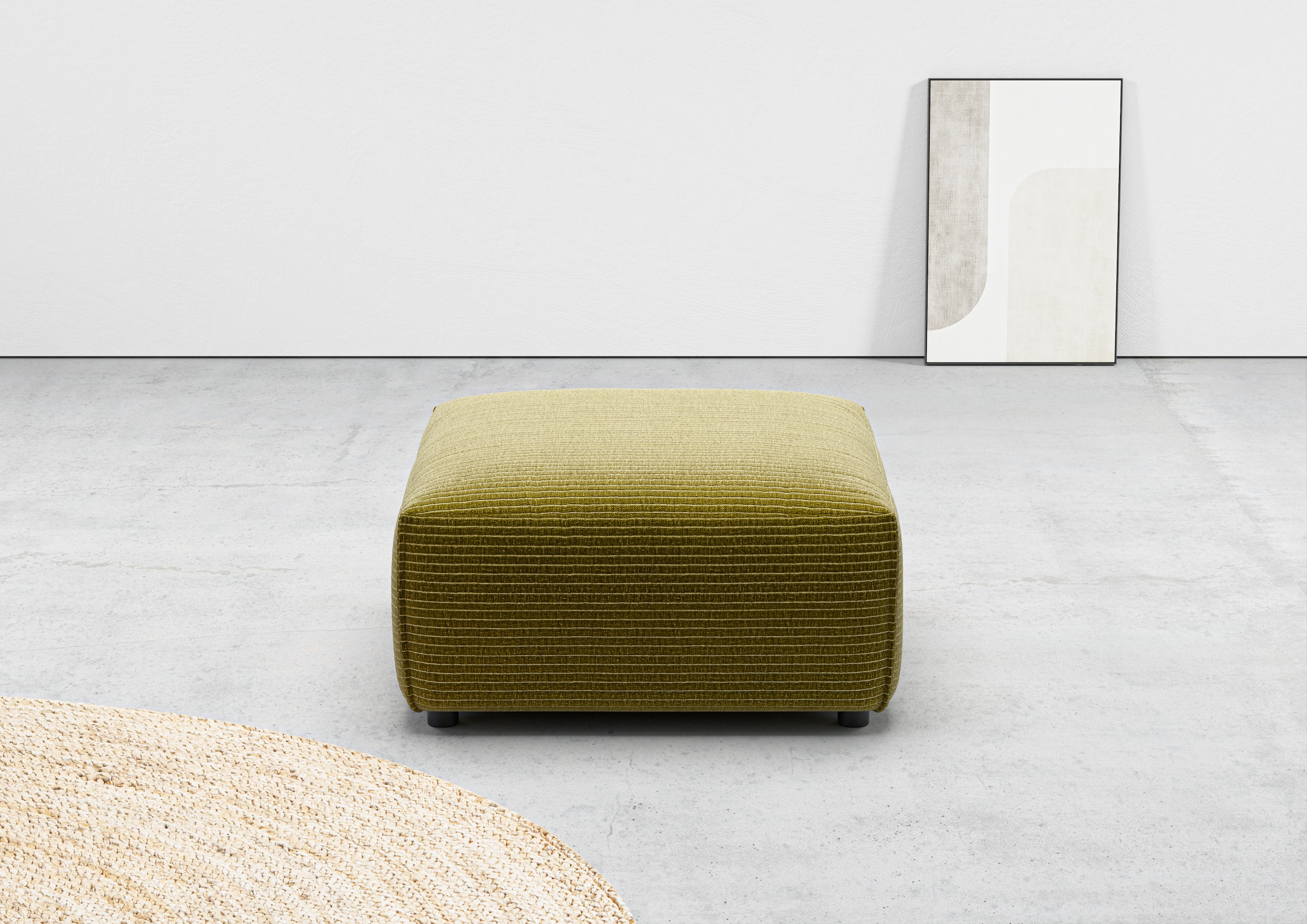 Home affaire Hocker "Glimminge auch in Breitcord, Feincord und Easy care-Bezug" passend zur Serie "Glimminge"