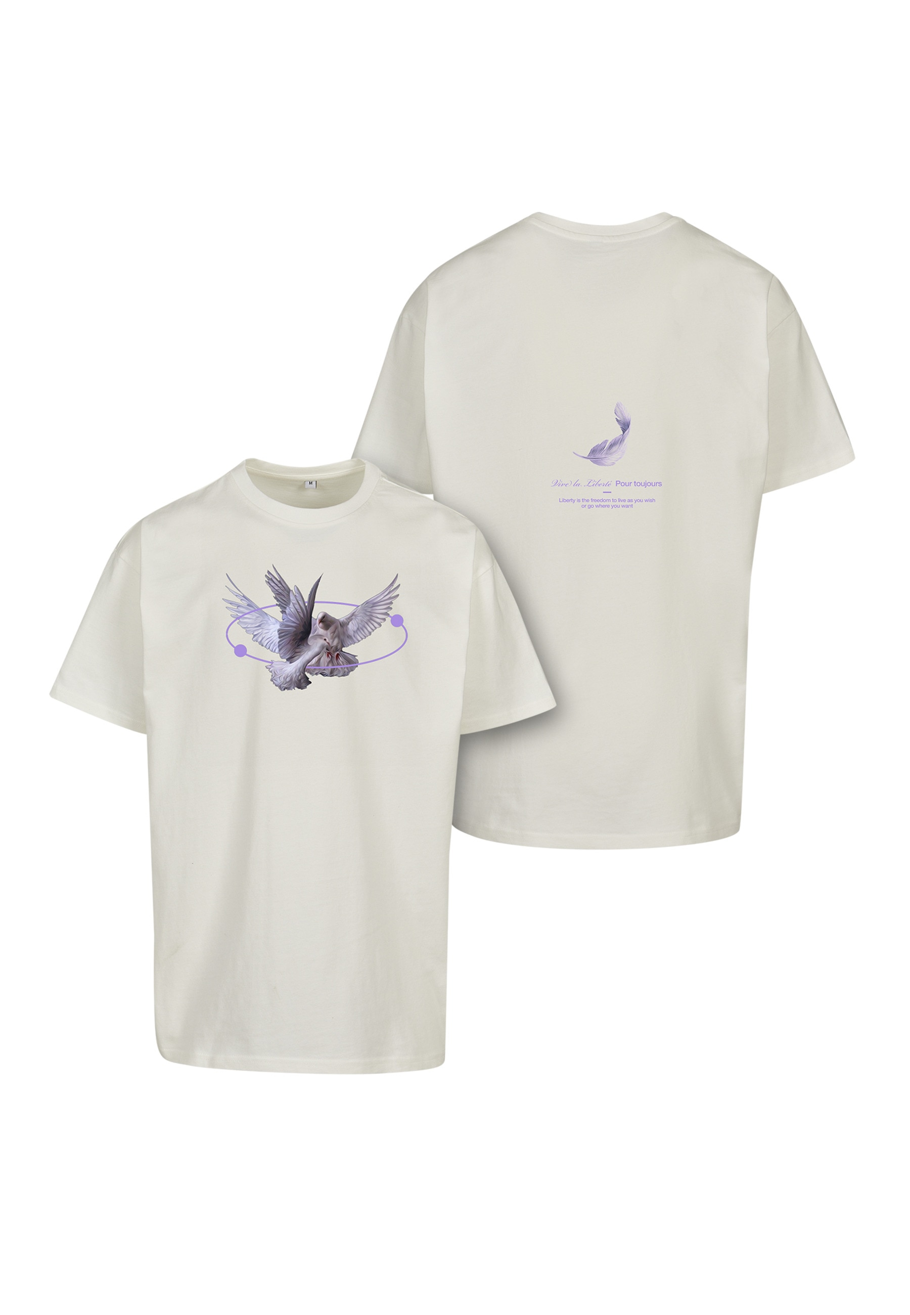 Upscale by Mister Tee Kurzarmshirt "Upscale by Mister Tee Herren Vive la Liberte Oversize Tee" 1 Stk.