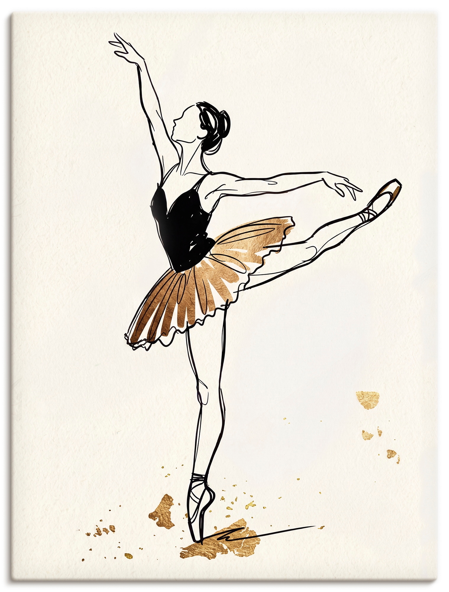 OTTO home Wandbild "Ballet II" Tanz 1 Stk. tlg. als Poster oder Leinwandbild in versch. Größen