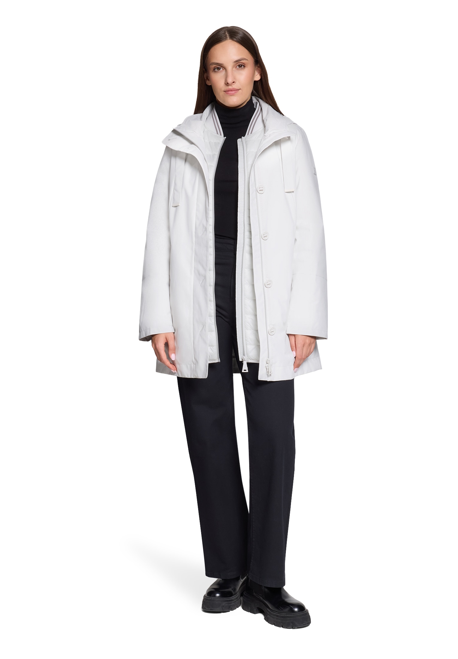 Betty Barclay Outdoorjacke mit Kapuze 4-in-1 Jacke mit Kapuze