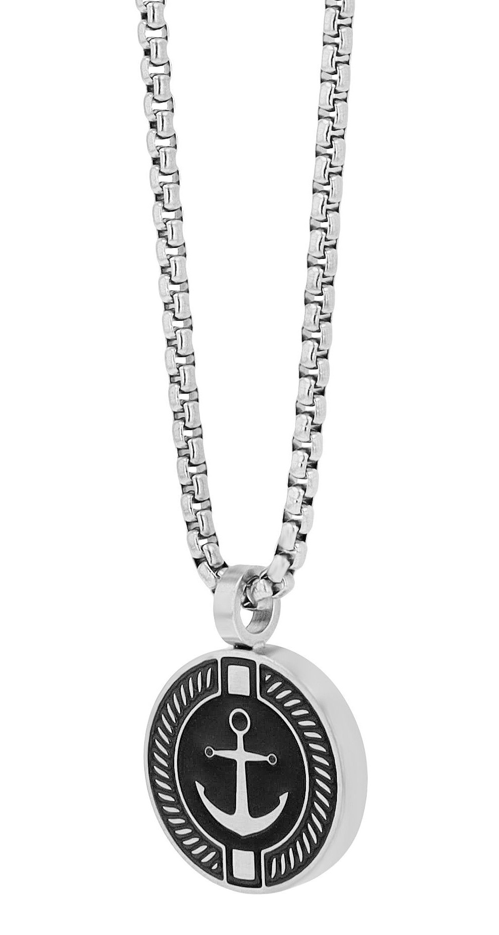 Kette ohne Anhänger ADELIA´S "Unisex Halskette mit Anhänger – Anker aus Edelstahl", silber, Halsketten, Damen, 60cm, Edelstahl, Ideal als Geschenk für besondere Anlässe 2