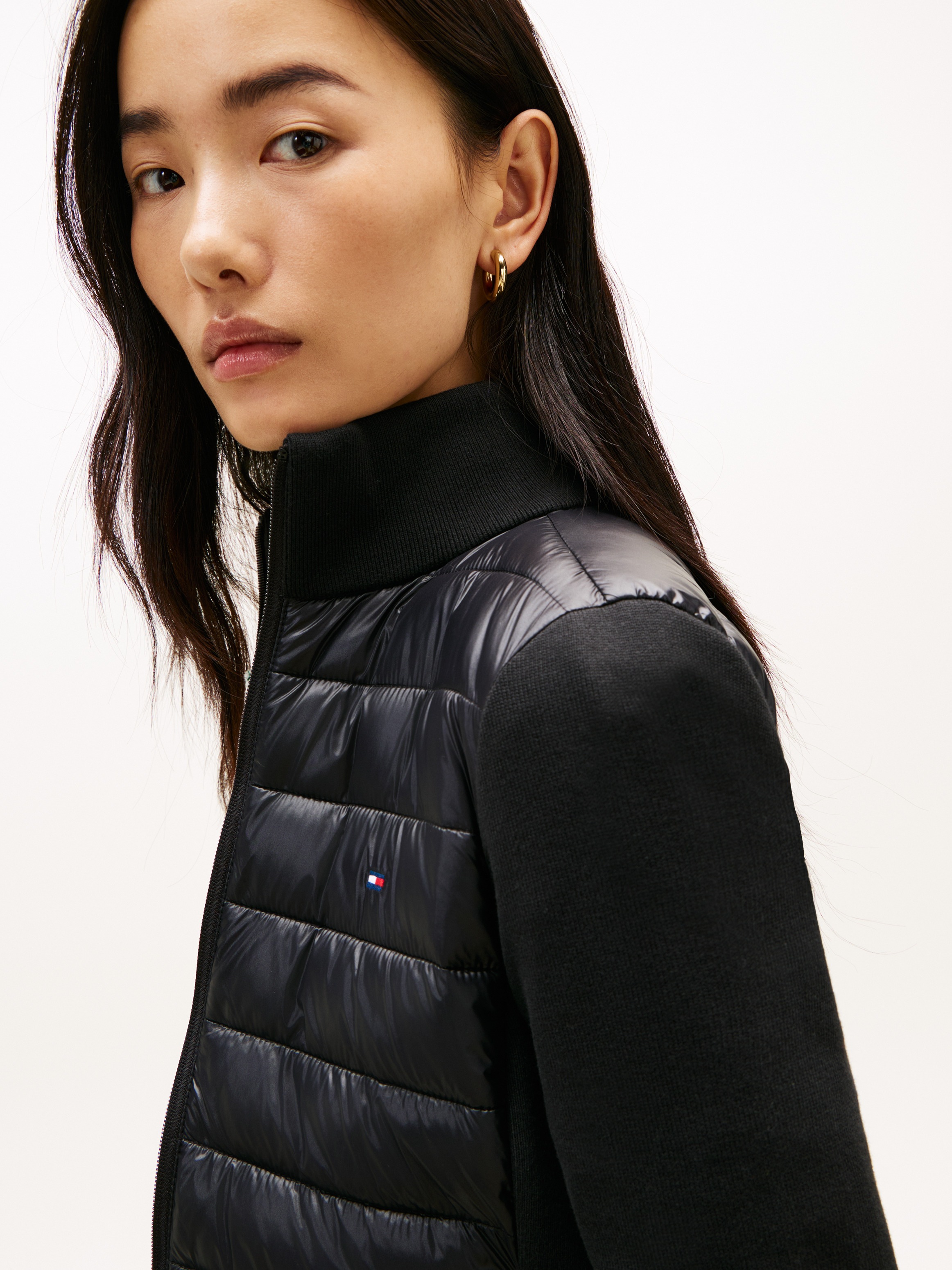 Tommy Hilfiger Steppjacke "LW KNIT MIX PADDED JACKET" günstig online kaufen