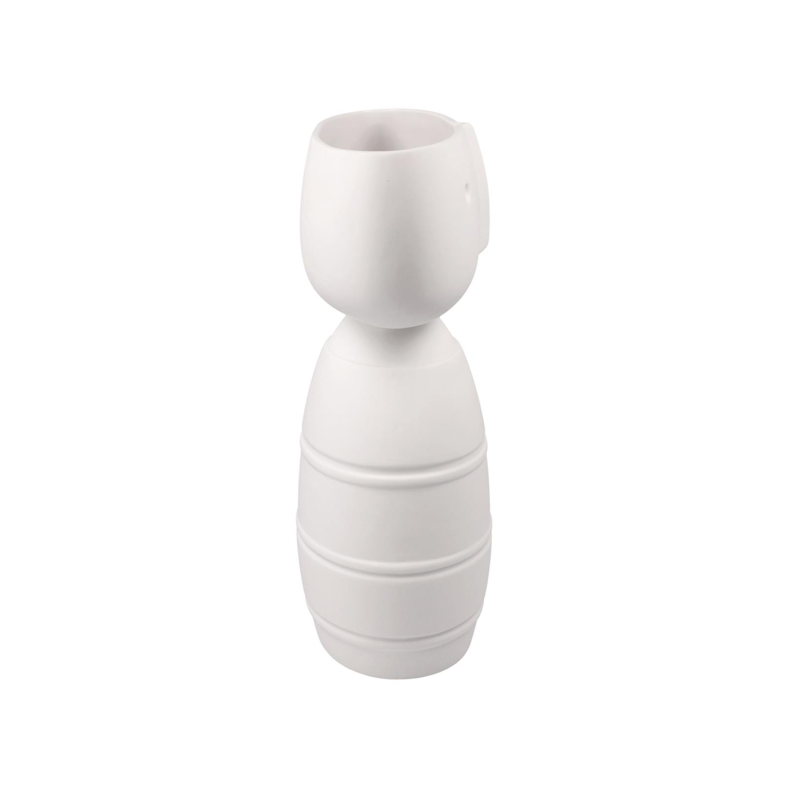 Goebel Dekovase »Vase "Caro" Studio 8 Vultus 22 cm weiß« Abwischbar