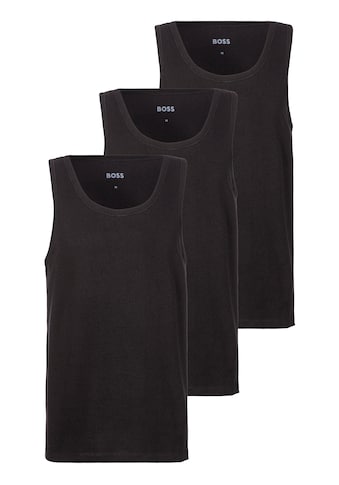 Unterhemd »Tank Top 3P CO«, (Packung, 3 St.), mit Rippbündchen