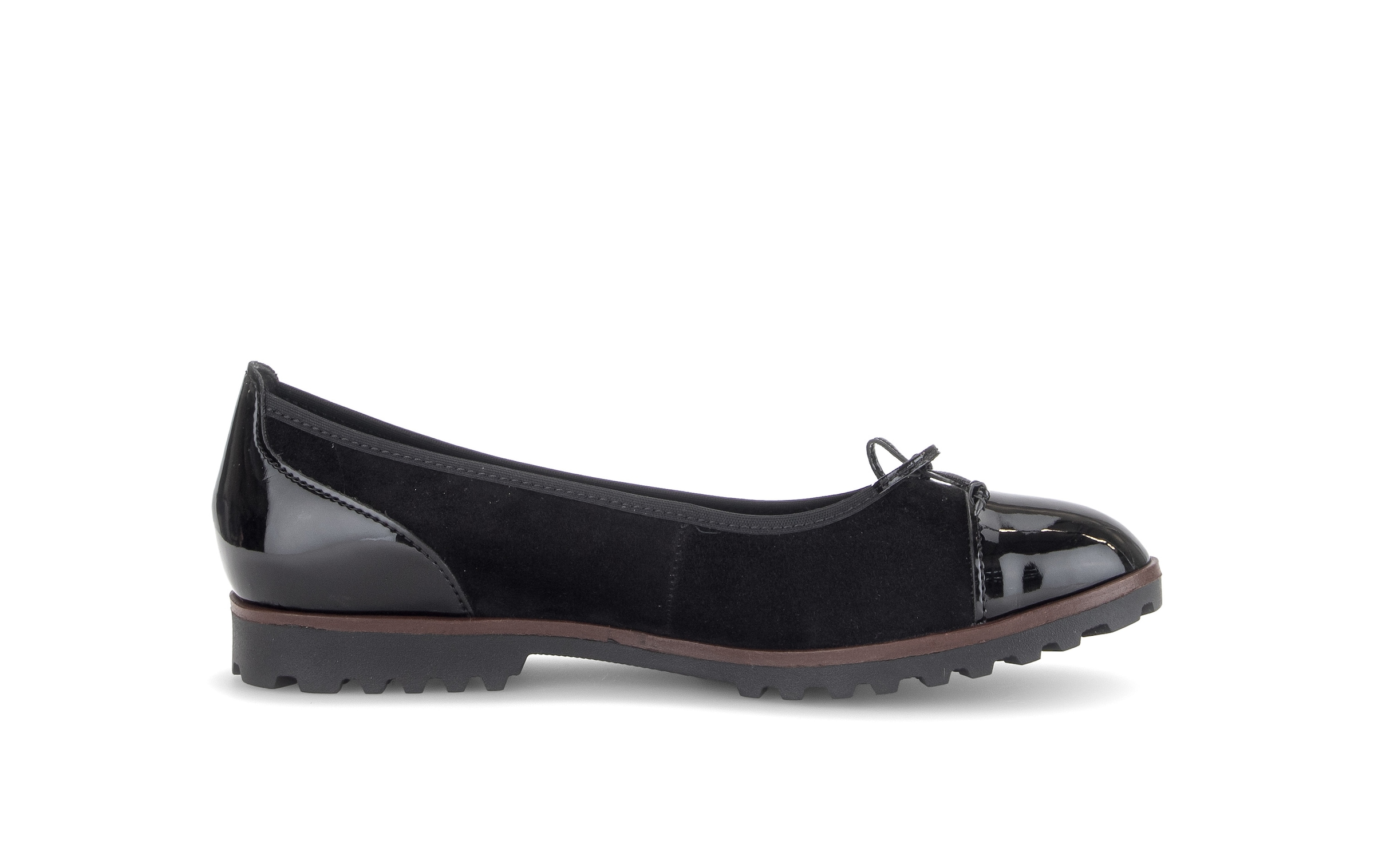Gabor Ballerina  Blockabsatz, Businessmode, Schlüpfschuh mit Zierschleife