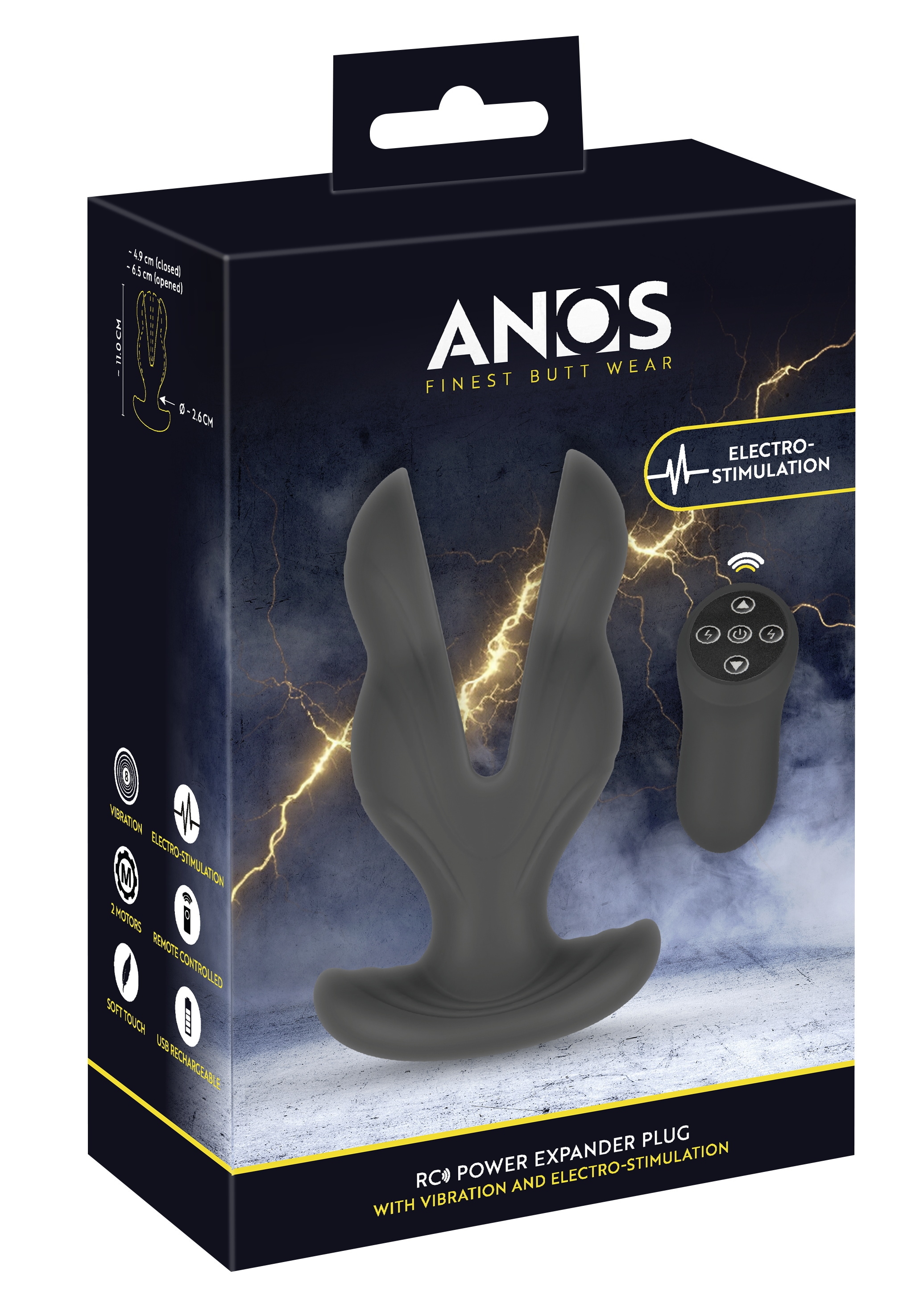 ANOS Anal-Stimulator »Analvibrator RC Power Expander Plug« ()