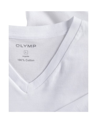 OLYMP T-Shirt "Casual" Packung, 2er, 2 Stk. mit Ton-in-Ton Logostickerei am günstig online kaufen