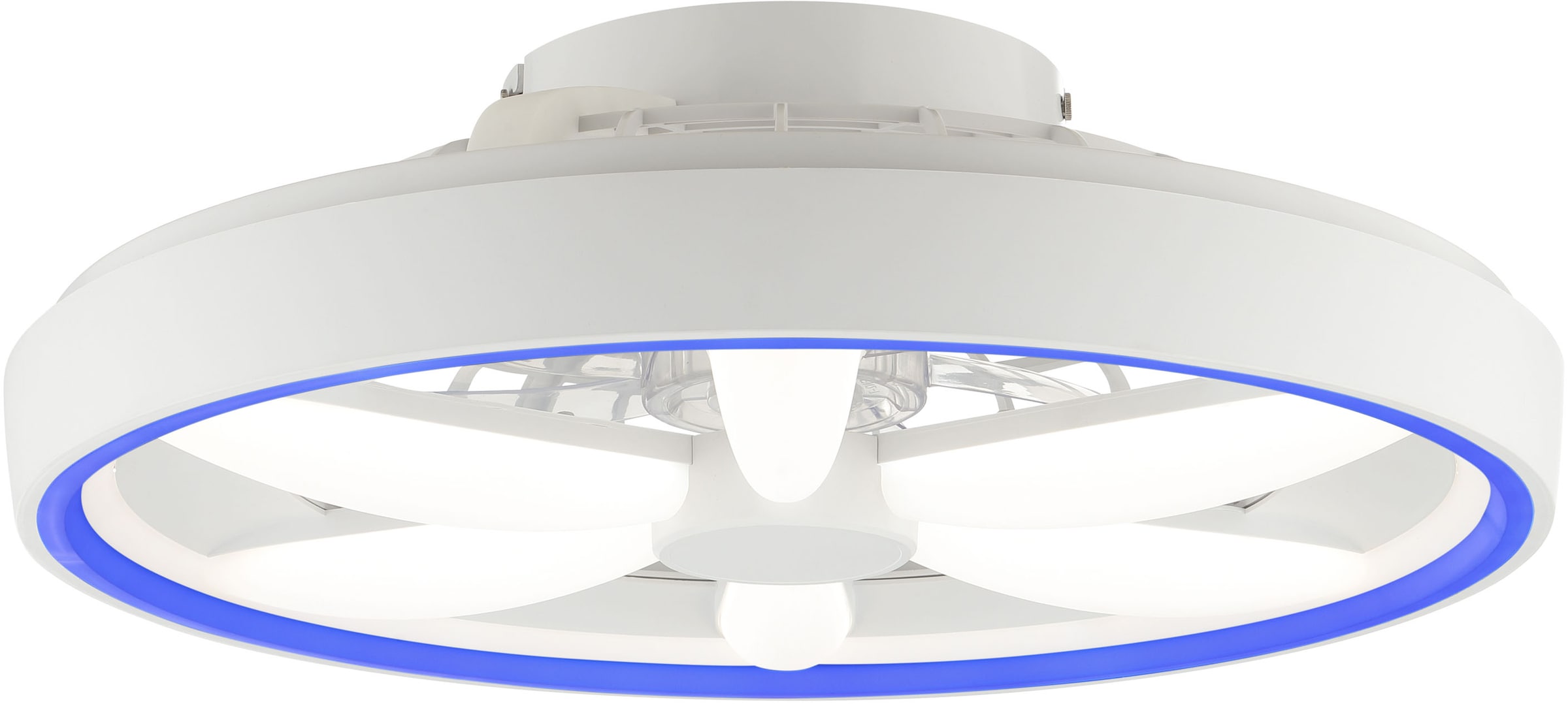 Hanseatic LED Deckenleuchte »DLV2205«, 1 flammig, Leuchtmittel LED-Modul | LED fest integriert, LED Ventilator, Ø 48 cm, 6400 lm, dimmbar, Fernbedienung