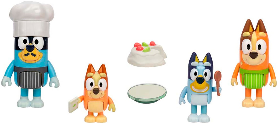 Moose Spielfigur »Bluey, Let´s Play Chef - Pavlova«, (Set, 4 tlg.)