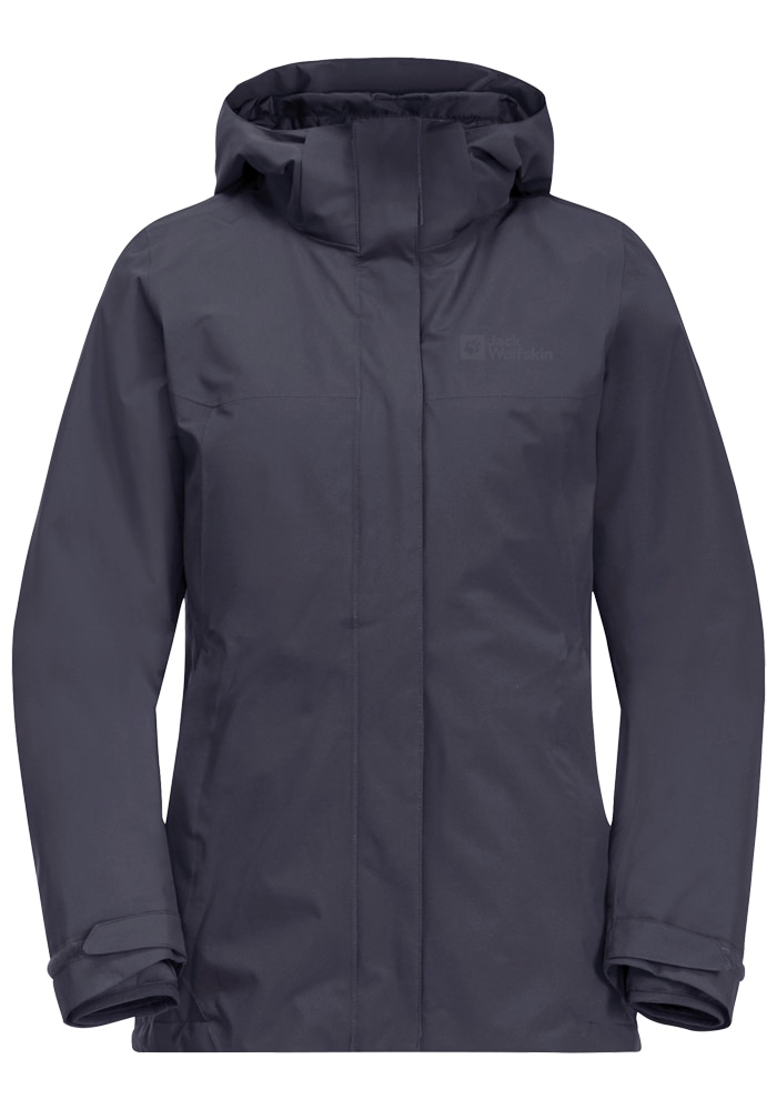 Jack Wolfskin 3-in-1-Funktionsjacke »LUNTAL 3IN1 JKT W«, mit Kapuze