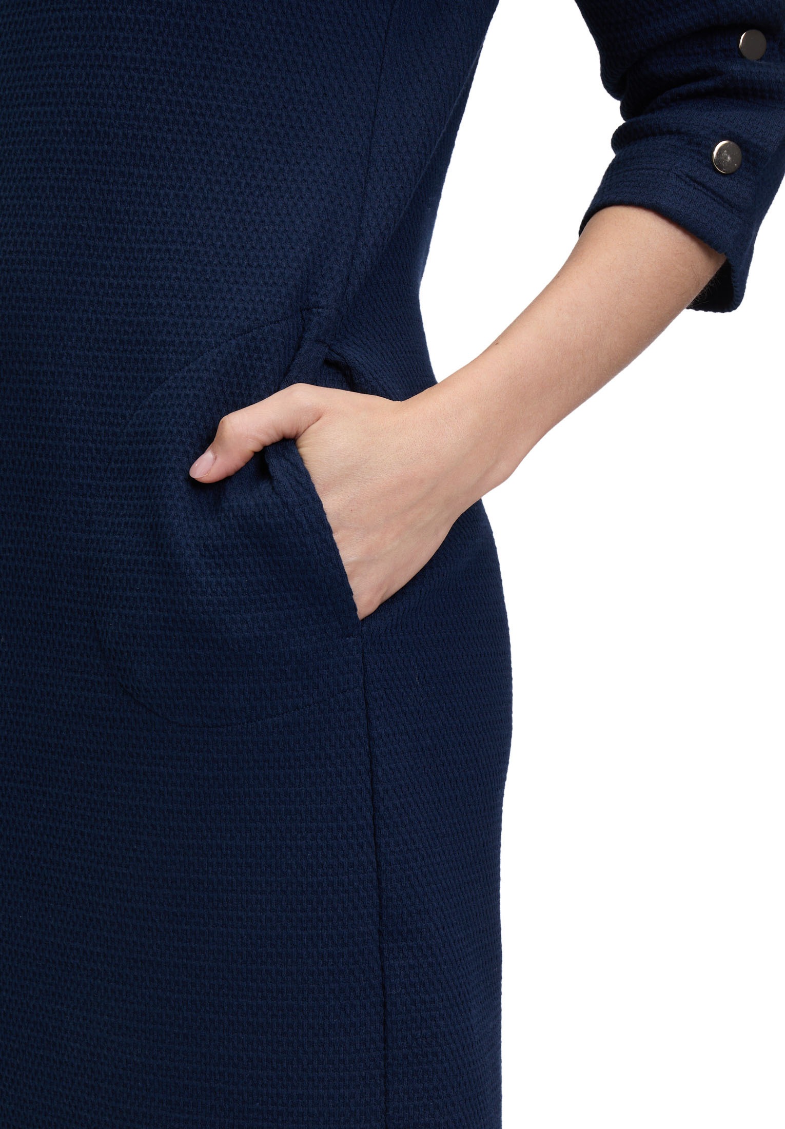 Betty Barclay Druckkleid »Betty Barclay Damen Casual-Kleid mit Knöpfen«, Knöpfe