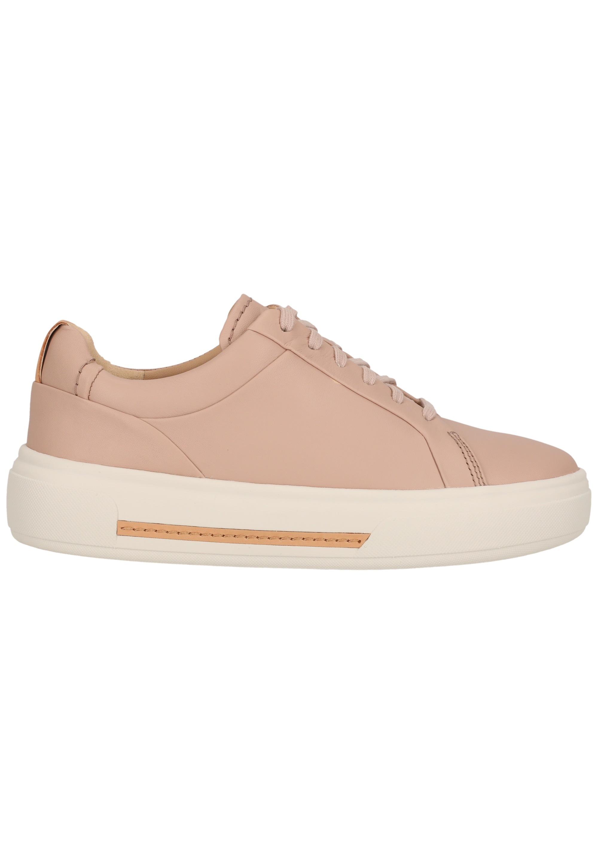 Clarks Sneaker »Hollyhock Walk Rose Leather«  mit gepolstertem Fußbett