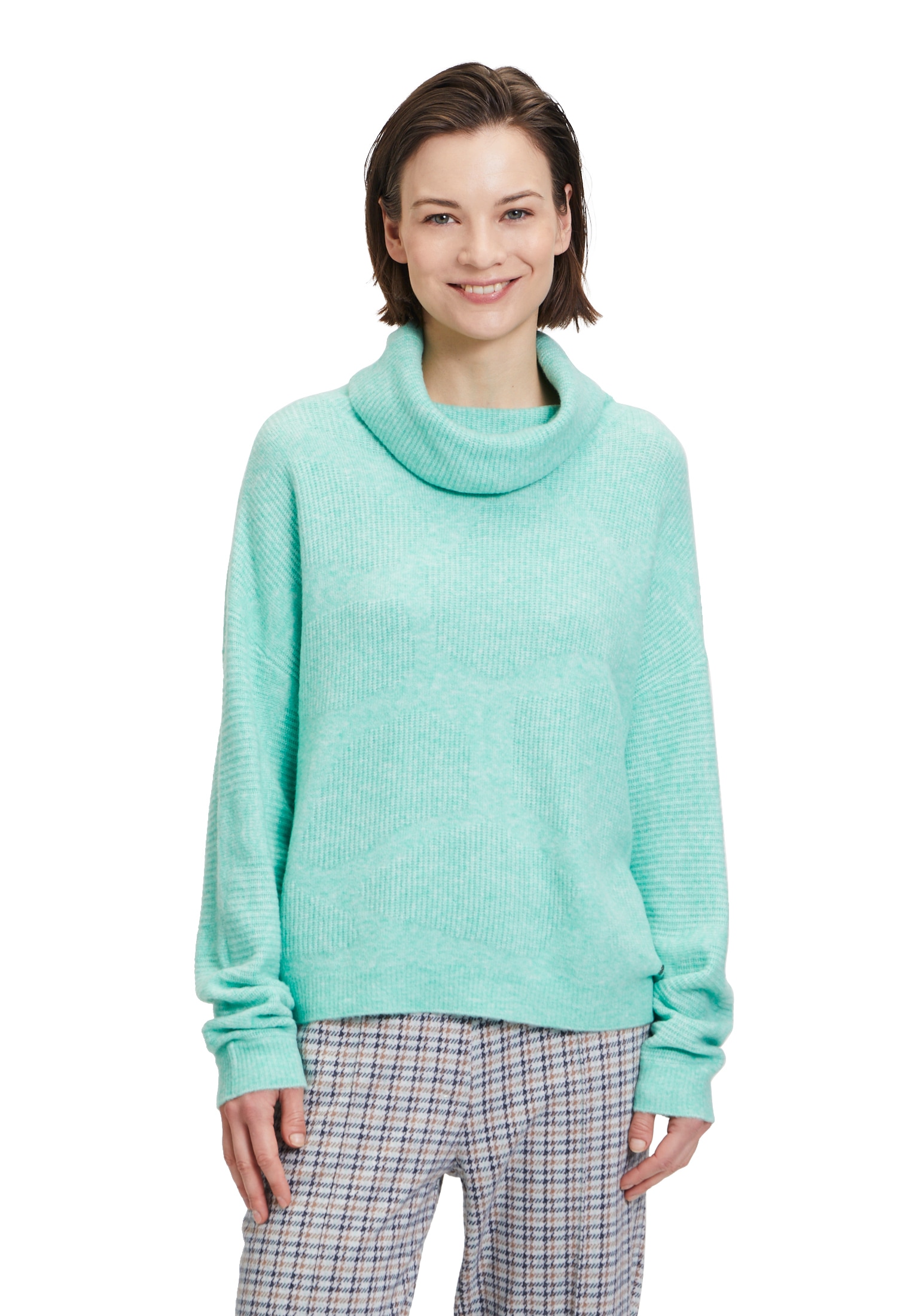 Betty&Co Strickpullover "Damen Strickpullover mit überschnittenen Ärmeln", günstig online kaufen