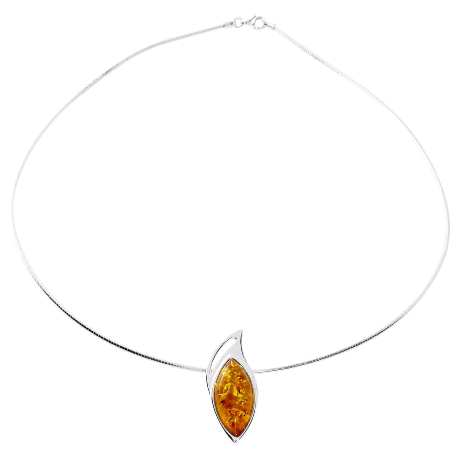 OSTSEE-SCHMUCK Kette mit Anhänger »- Gleiter-Maie - Silber 925/000 - Bernstein«