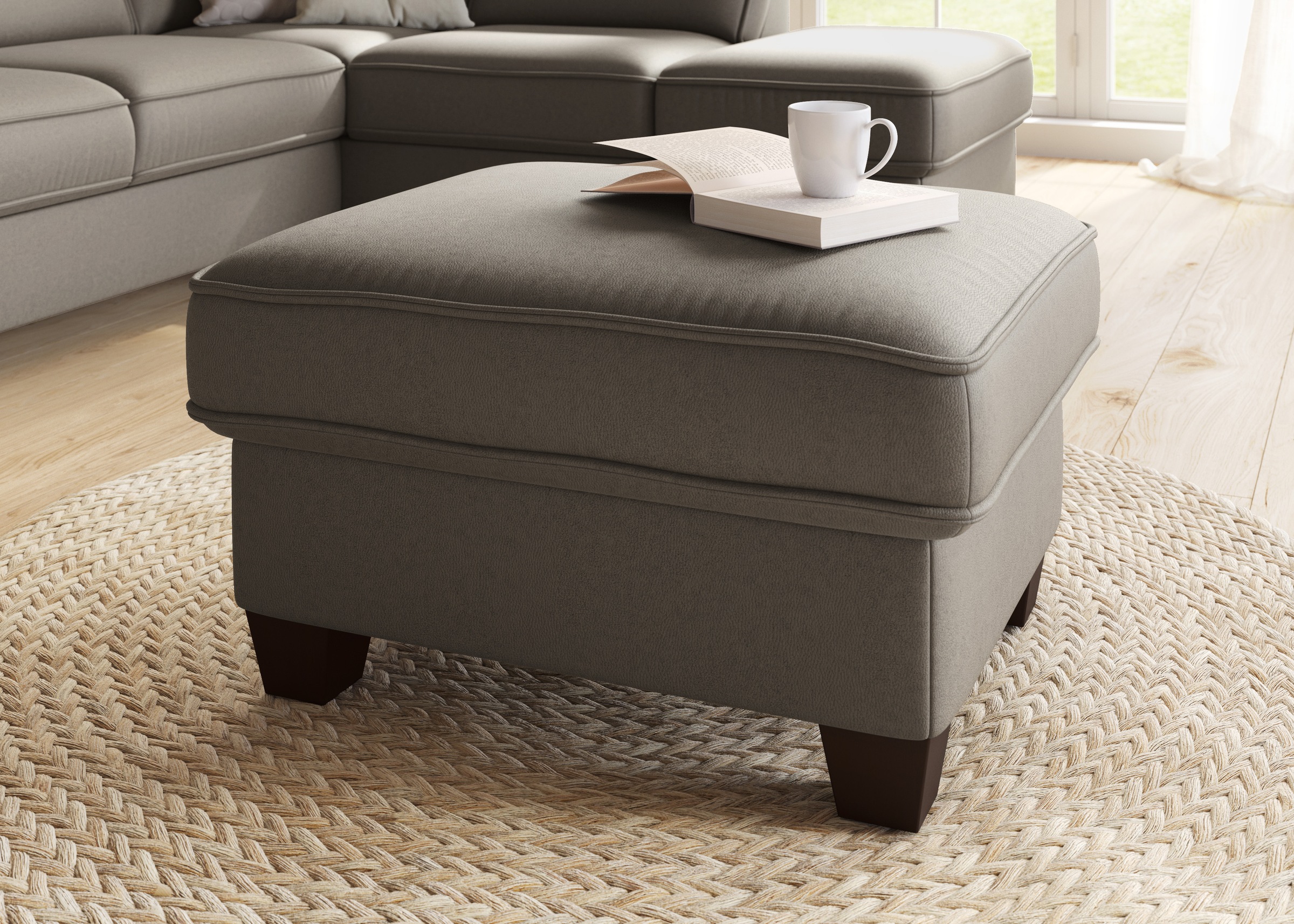 Home affaire Hocker "County" 1 tlg. mit Federkern und Stauraum, passend zur günstig online kaufen