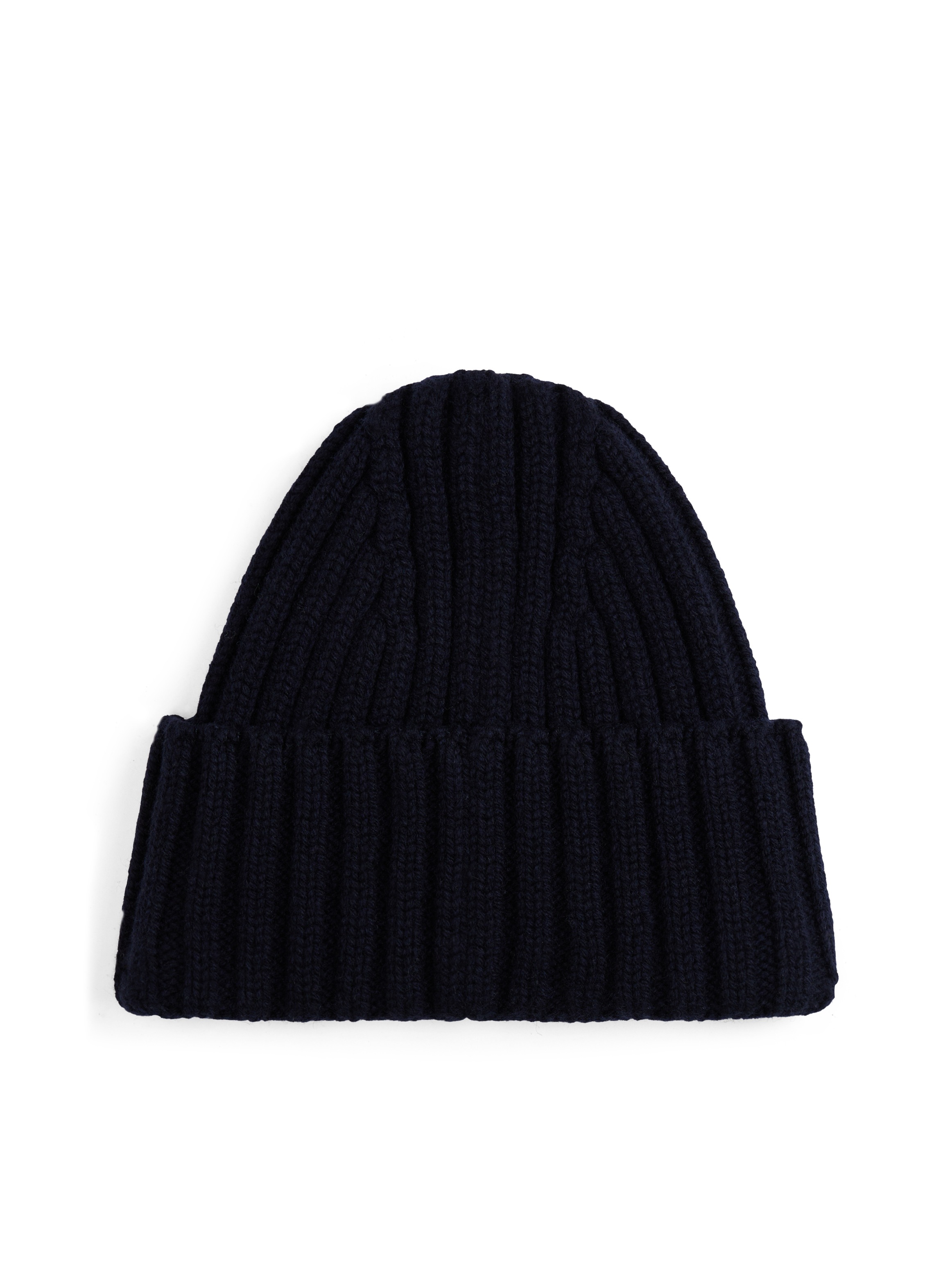 Thumbnail - Tommy Hilfiger Beanie "TH CREST FLUFFY", für Frauen, aus Rippstrick, TH-Wappen-Patch an Umschlag