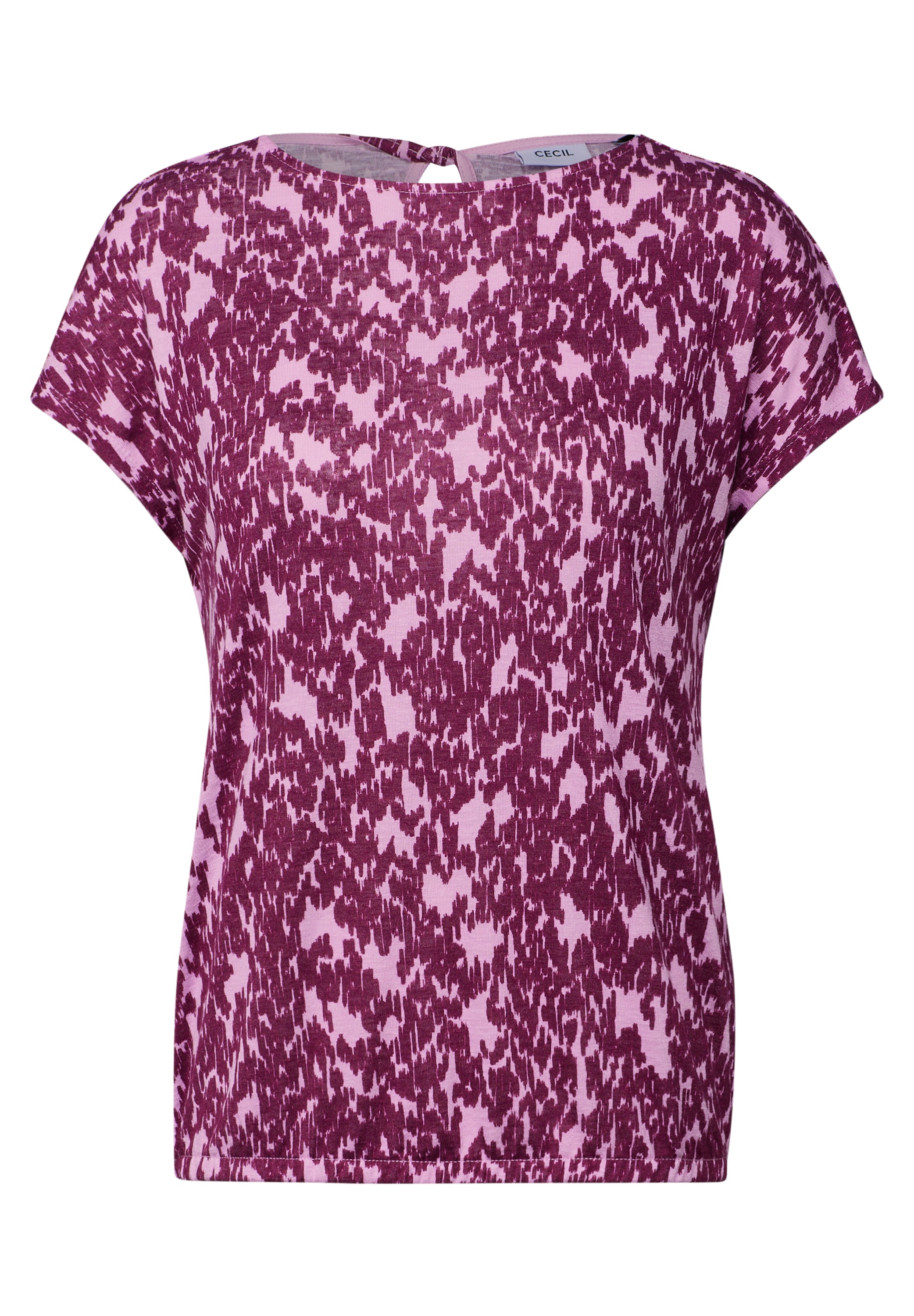 Cecil T-Shirt, mit Muster, Minimal-Print