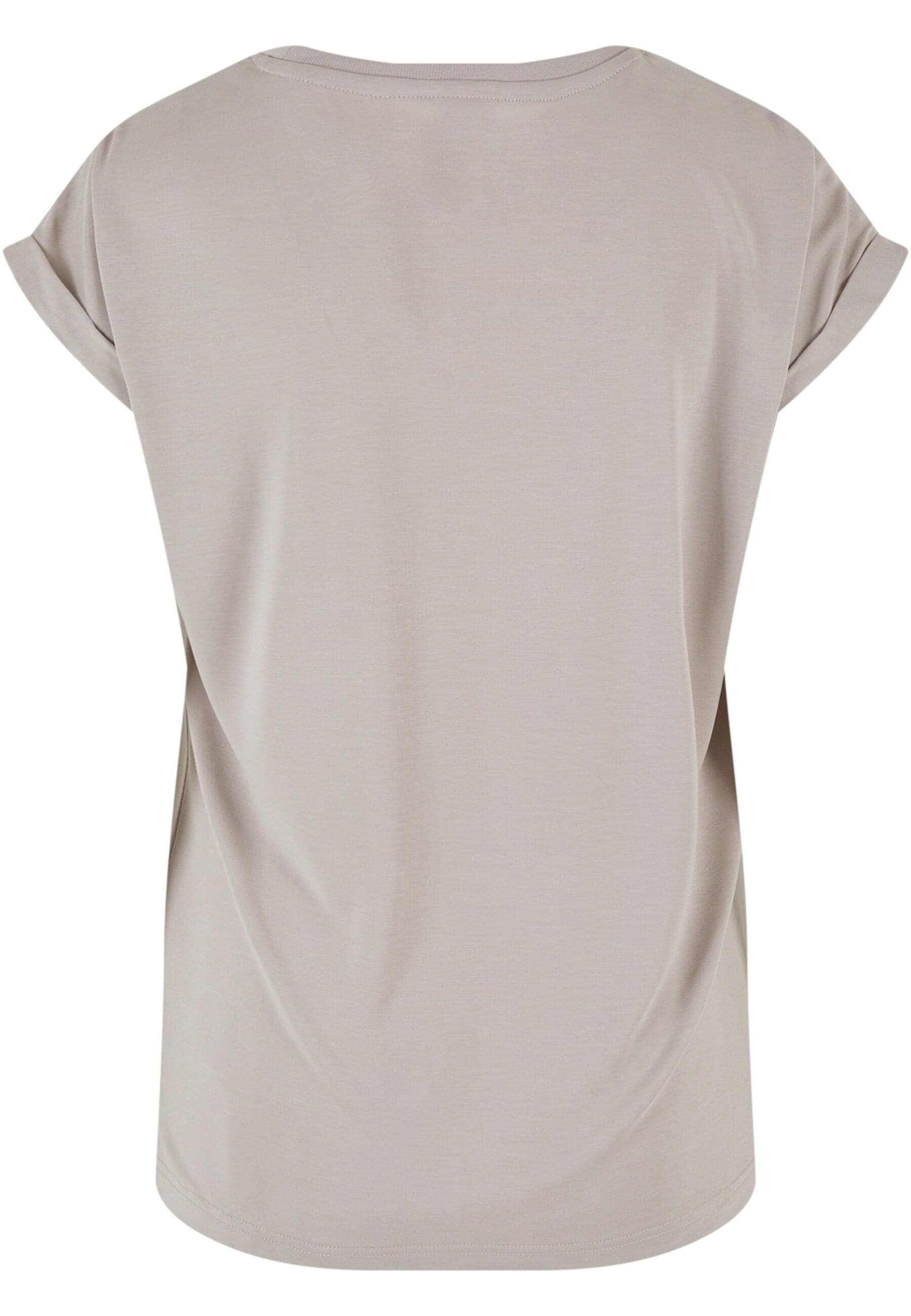 URBAN CLASSICS Kurzarmshirt »Urban Classics Damen Ladies Modal Extended Shoulder Tee«, (1 tlg.)