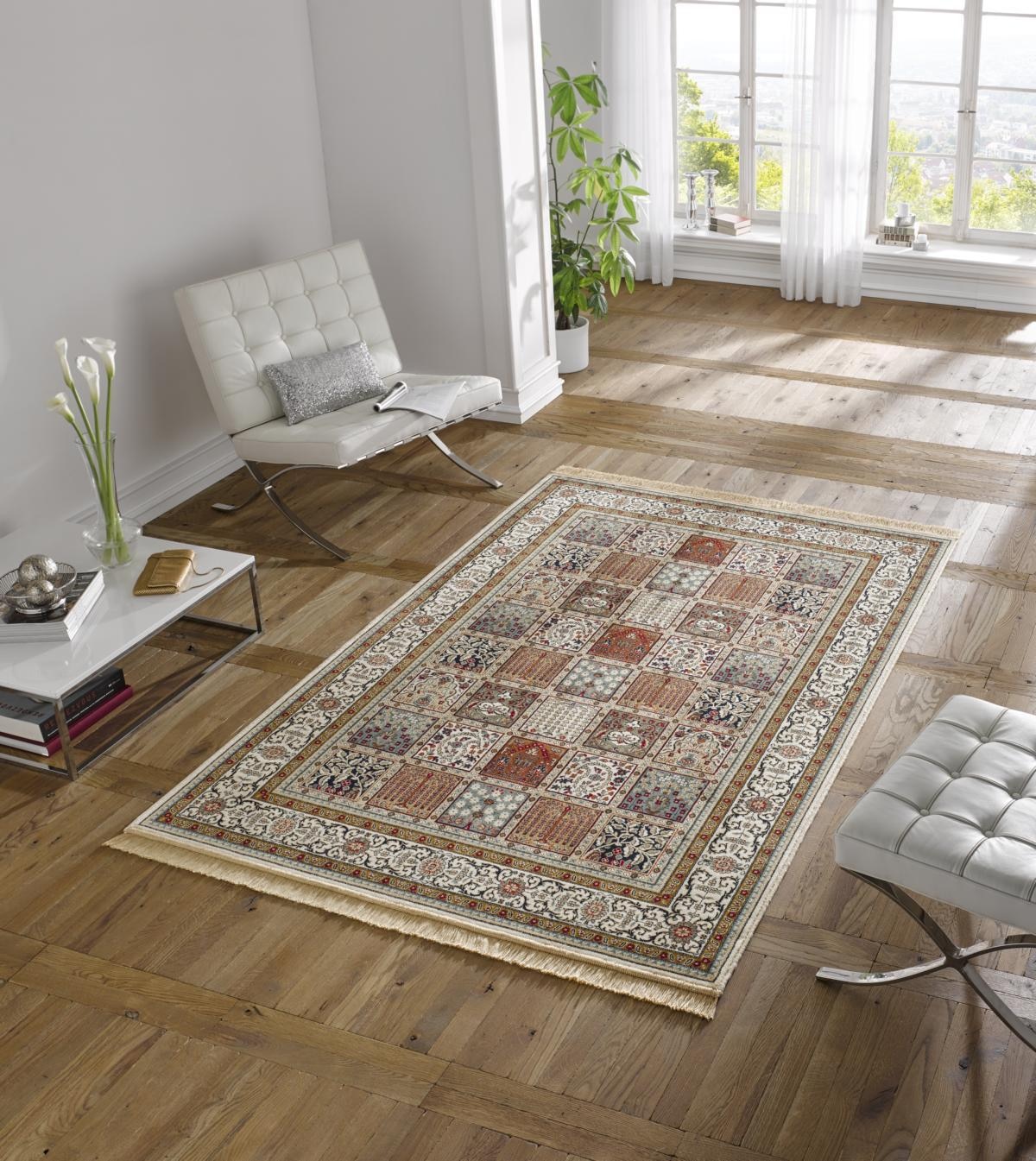 HANSE Home Teppich »Precious«, rechteckig, 9 mm Höhe, Orient Optik, weiche Viskose mit Fransen, Robust, Pflegeleicht