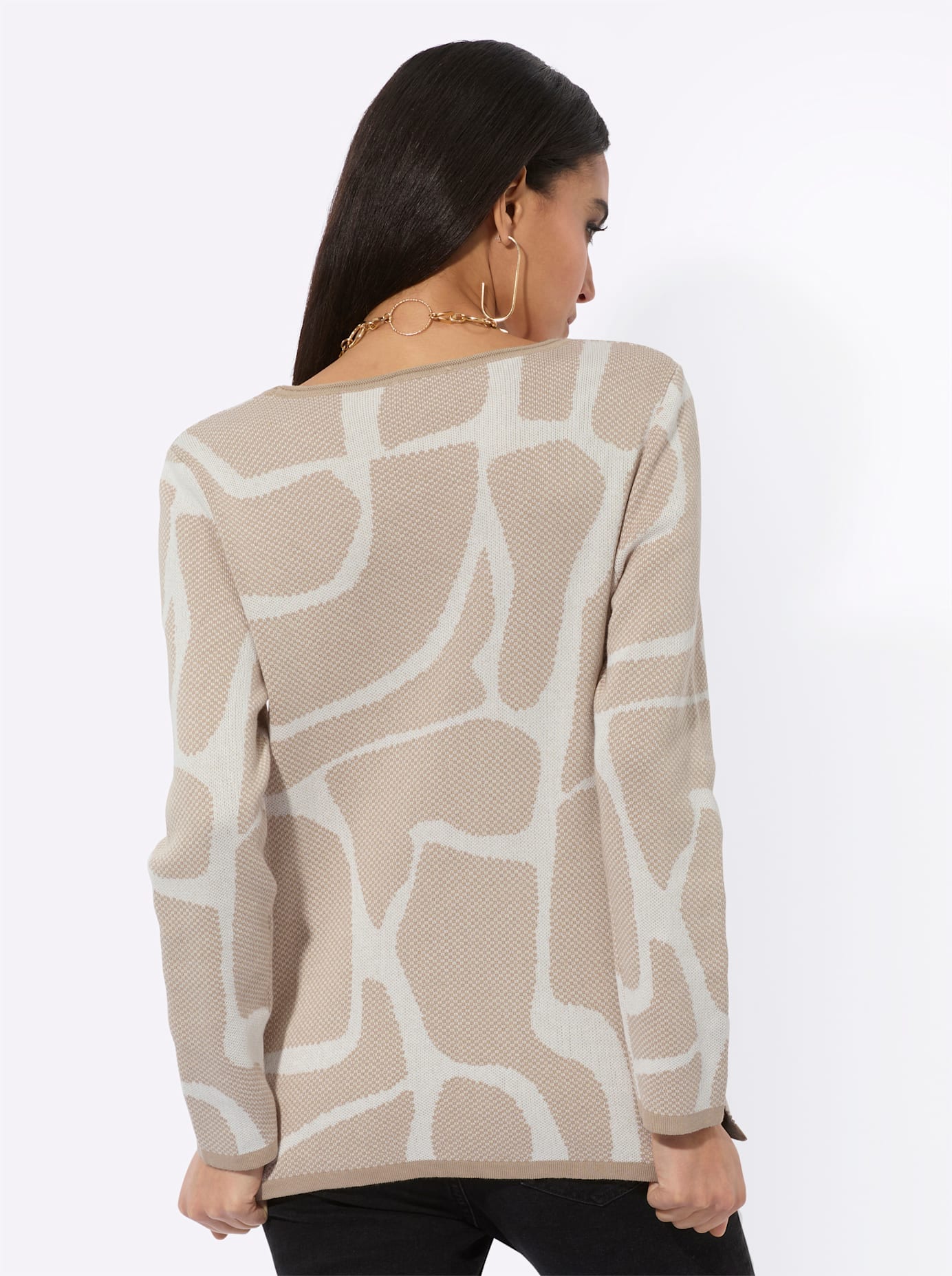 creation L Rundhalspullover »Pima-Baumwoll-Pullover«