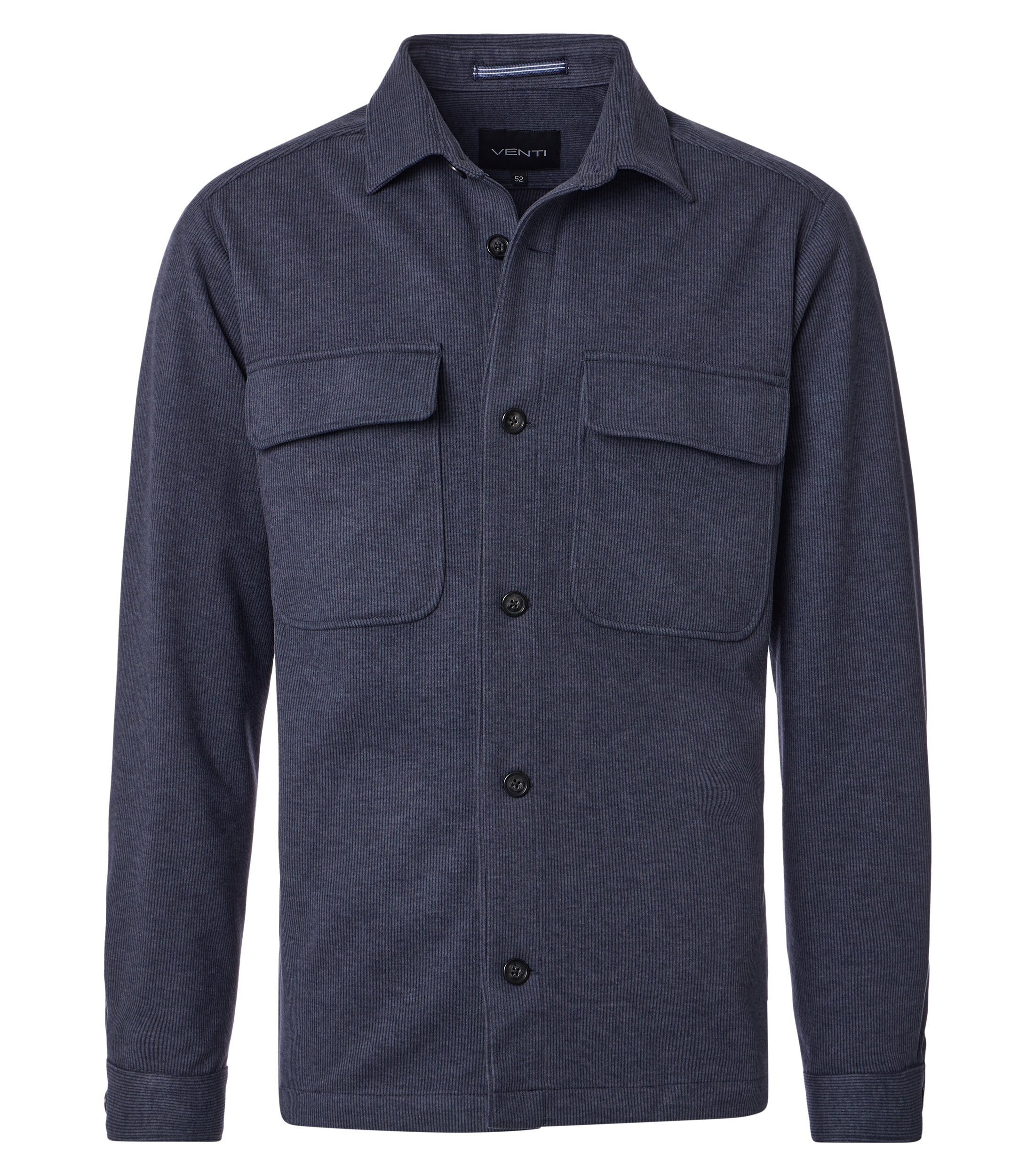 VENTI Langarmhemd »VENTI Hemdjacke uni«