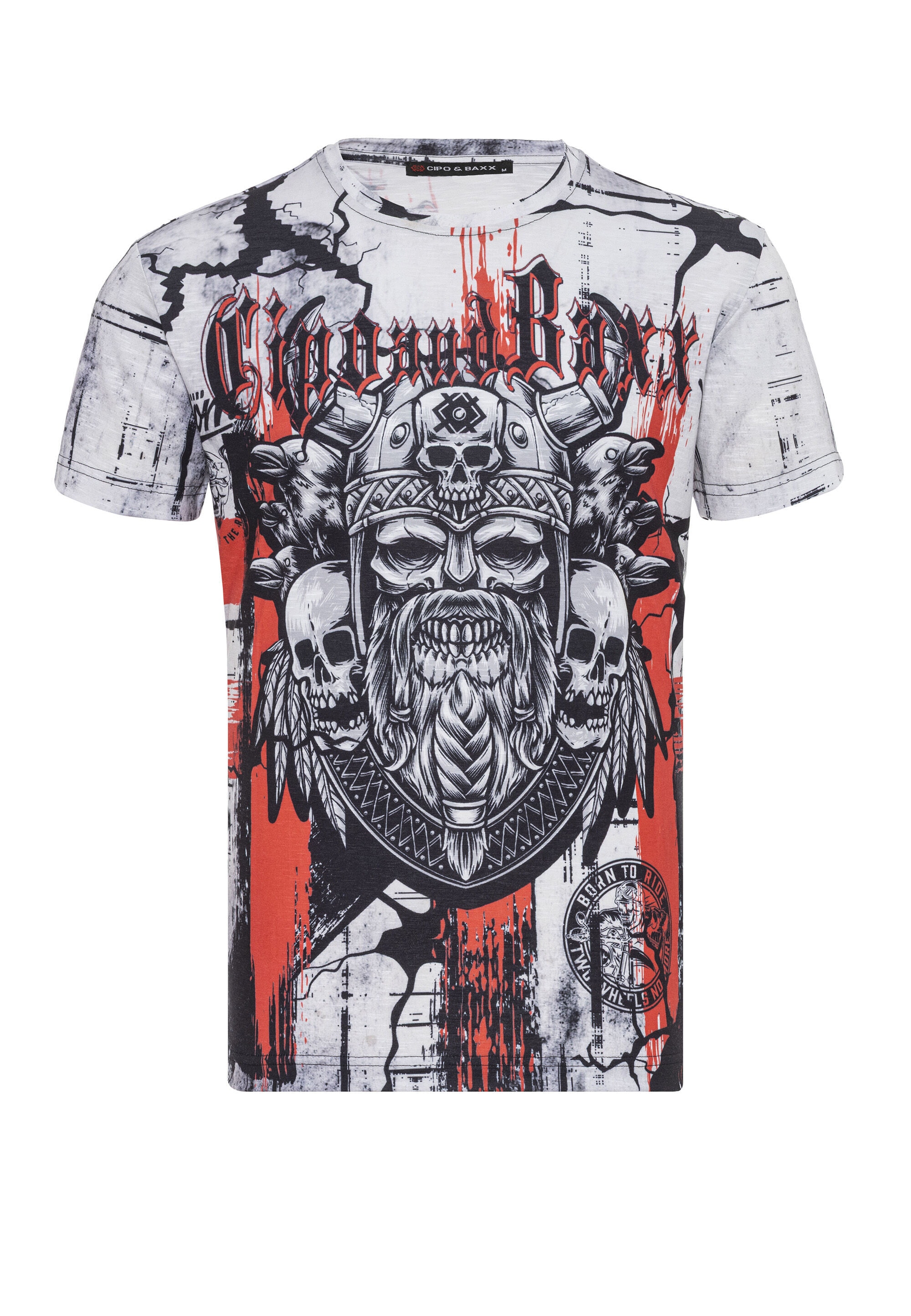Cipo & Baxx T-Shirt "CT819" vollflächigen Digitaldruck
