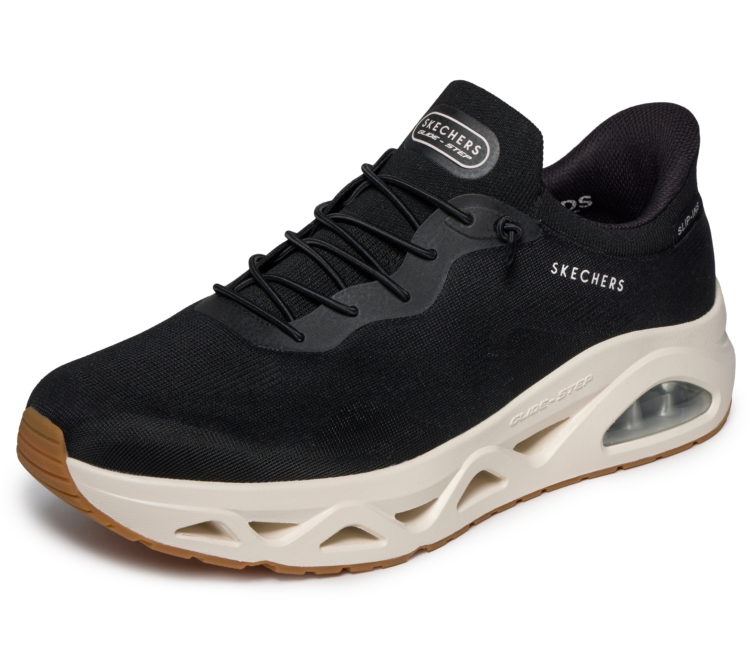 Skechers Baskets Uno Glide Step Air Gliders Black Knit EU 42 Homme 2
