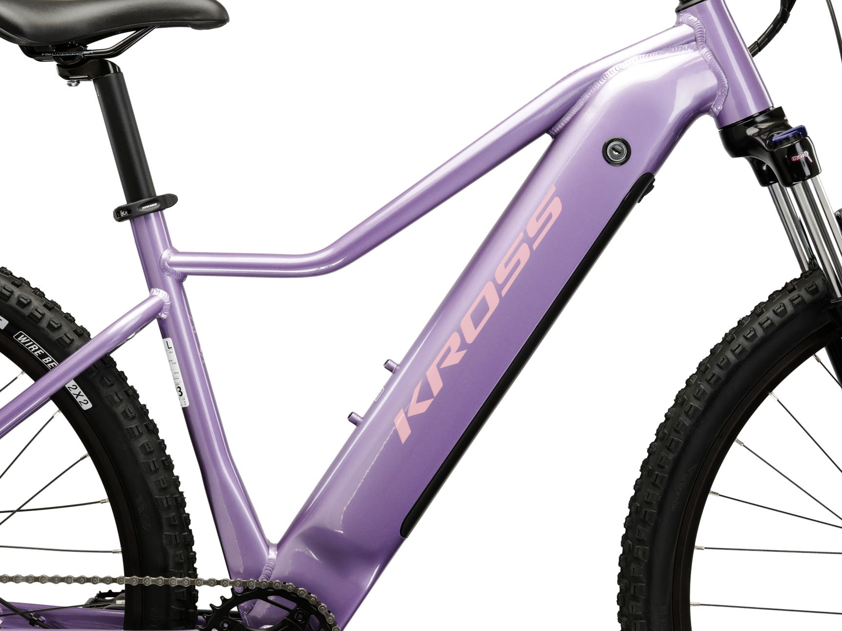 Kross E-Bike »KROSS E-MTB Lea Boost 1.0 522 29" lila 8 Gänge«, 8 Gang, Shimano, ESSA U2000, Heckmotor 250 W