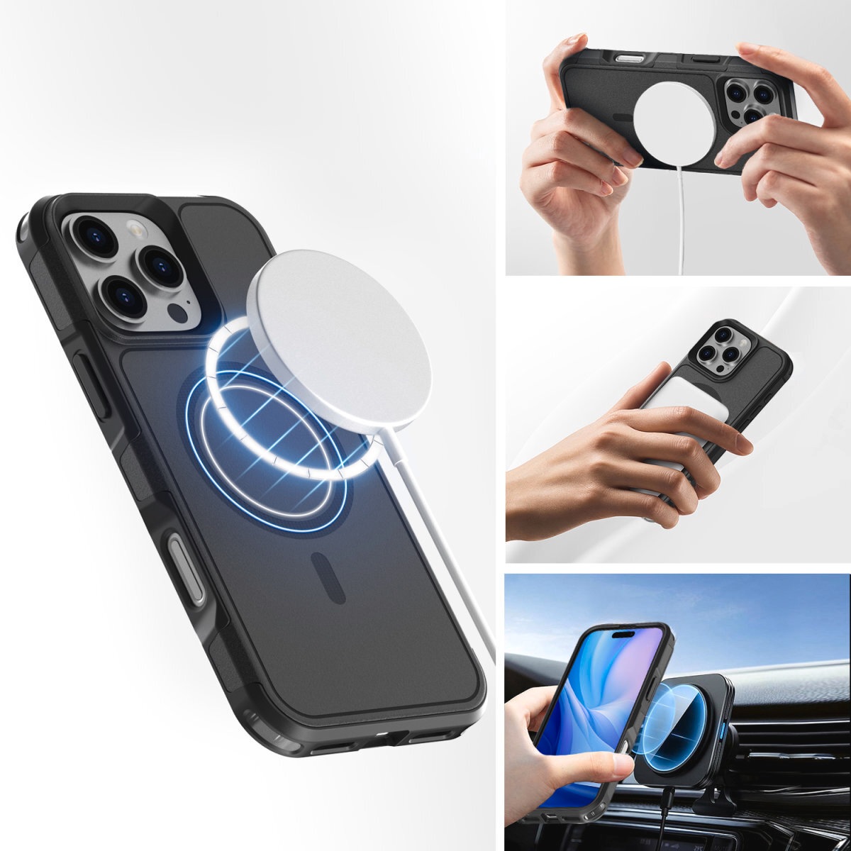 4smarts Handyhülle »Defend Case für Apple iPhone 16 Pro Max«, Backcover, Schutzhülle, Handyschutzhülle, Case, Schutzcase, stoßfest