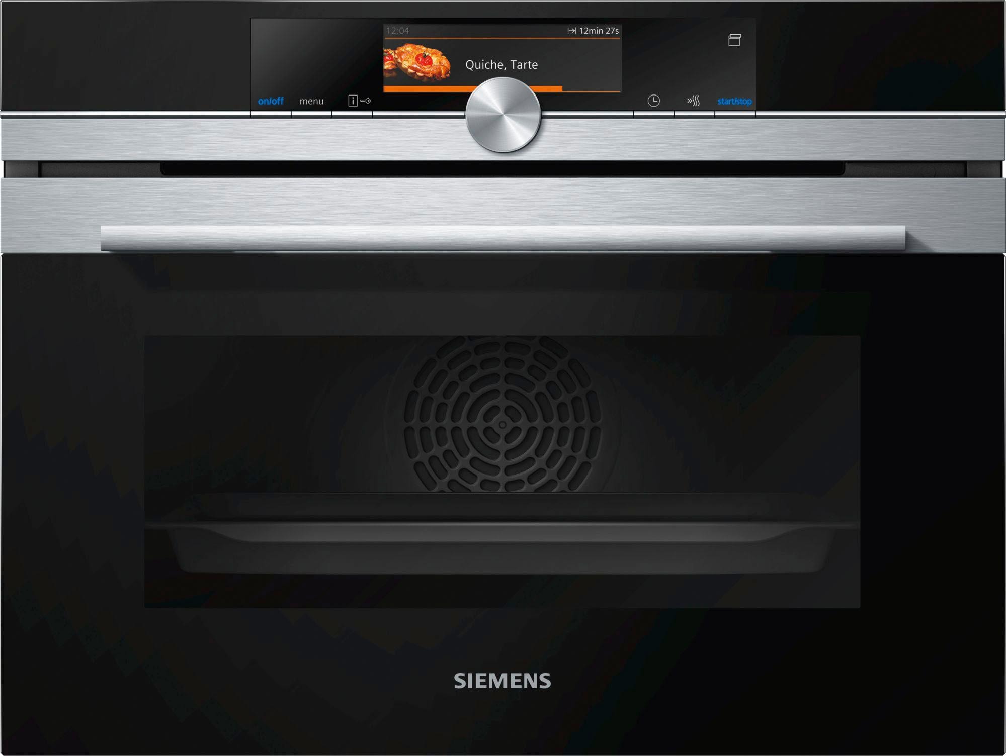 SIEMENS Dampfbackofen iQ700 »CS658GRS7«, mit 1-fach-Teleskopauszug, ecoClean Plus