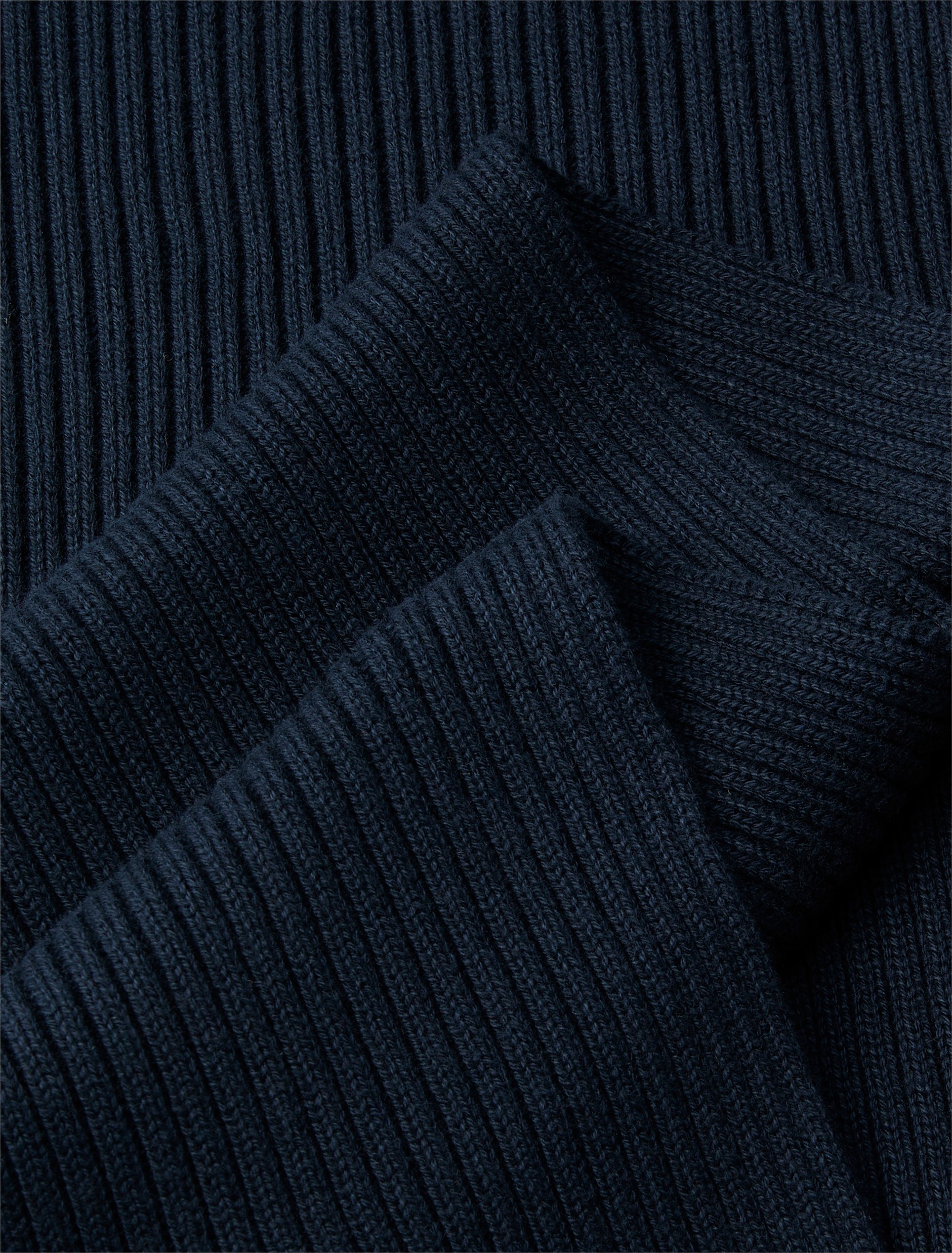 Calvin Klein Modetuch »PATCH CHUNKY RIB COTTON SCARF«, Perfekt für den Alltag