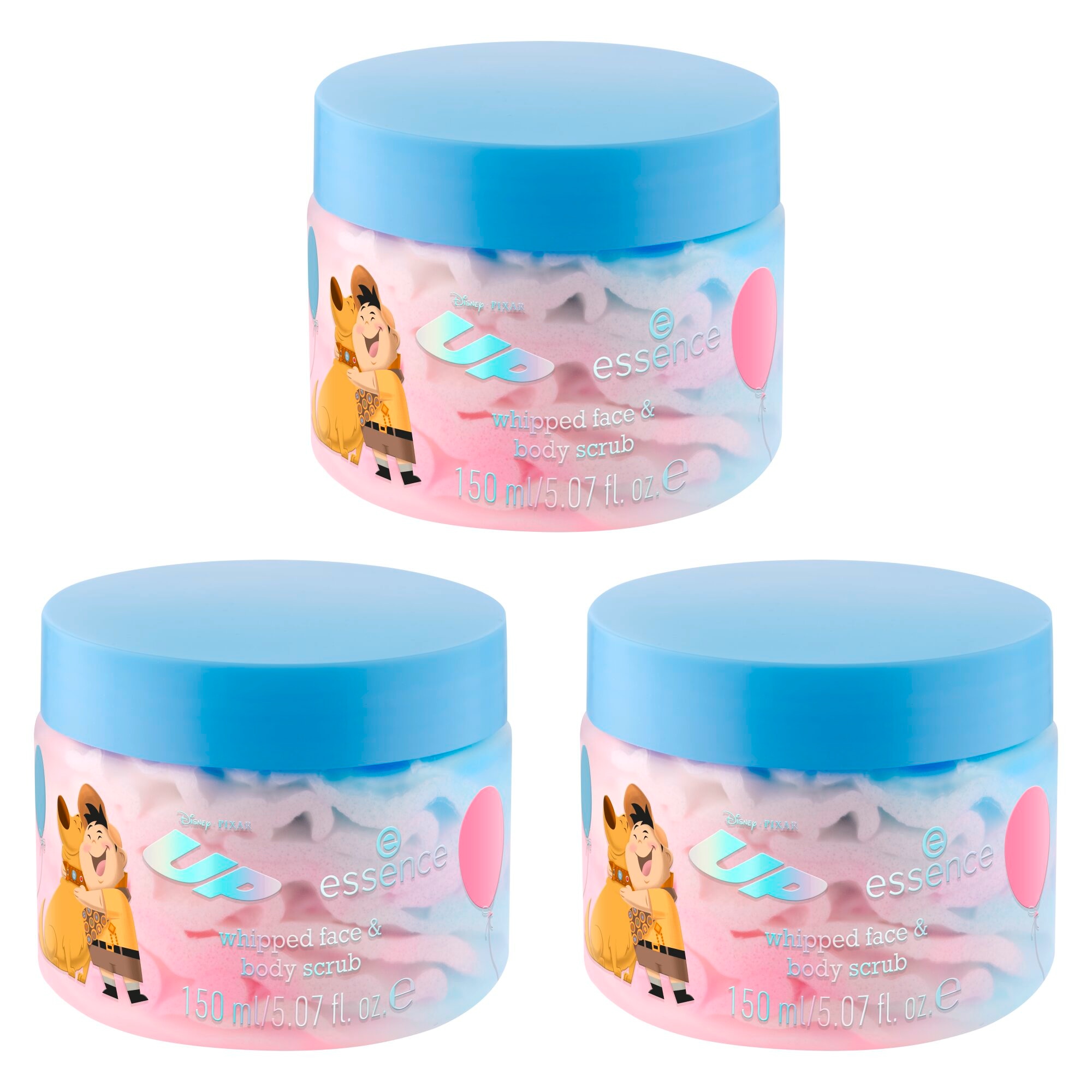 Gesichtspflege »Disney Pixar Up whipped face & body scrub«, (Set, 3 tlg.)