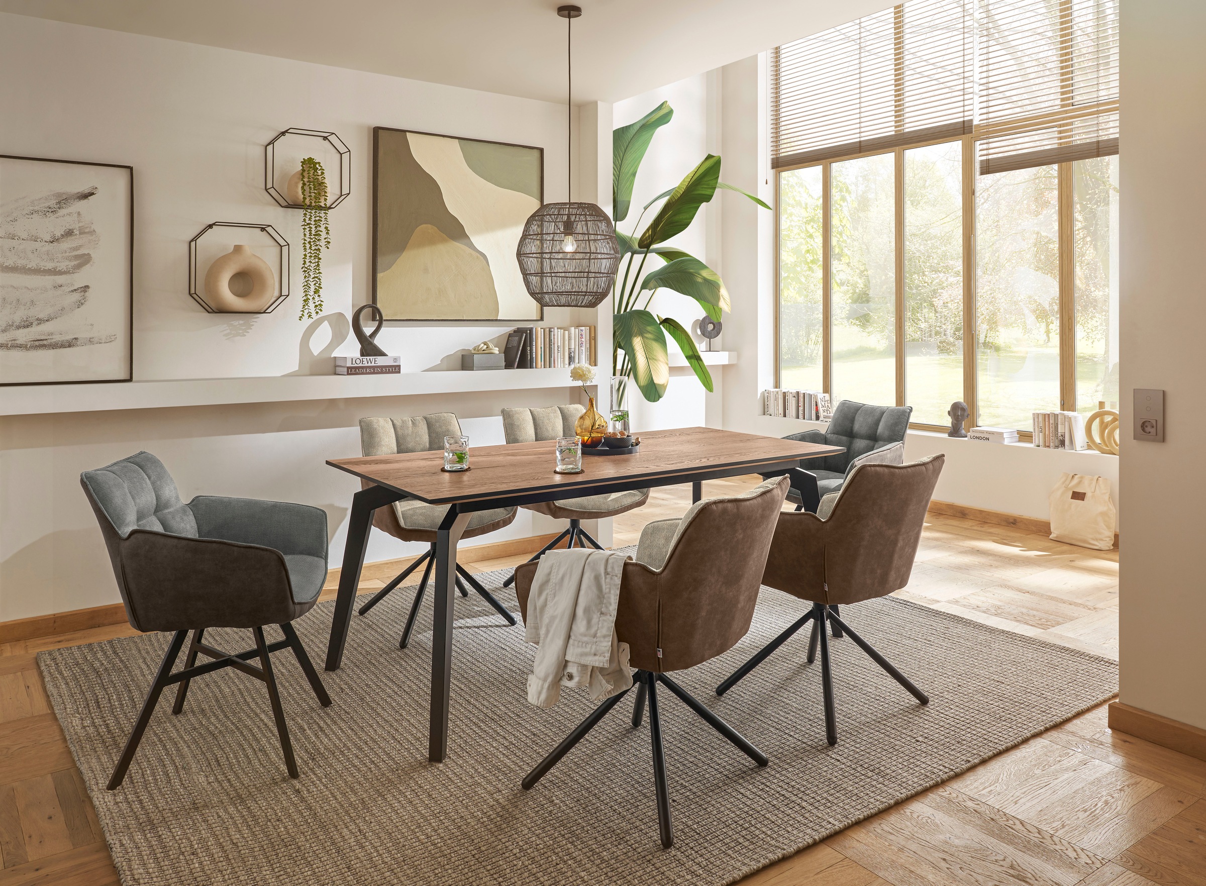 set one by Musterring Esszimmerstuhl "Frisco-B" (Set) 2 Stk.Bezug innen Che günstig online kaufen