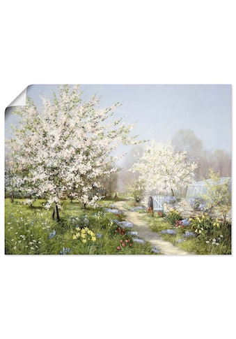 Artland Wandbild »Frühlingsblüten«, Wiesen & Bäume, (1 St.), in vielen Größen &... kaufen