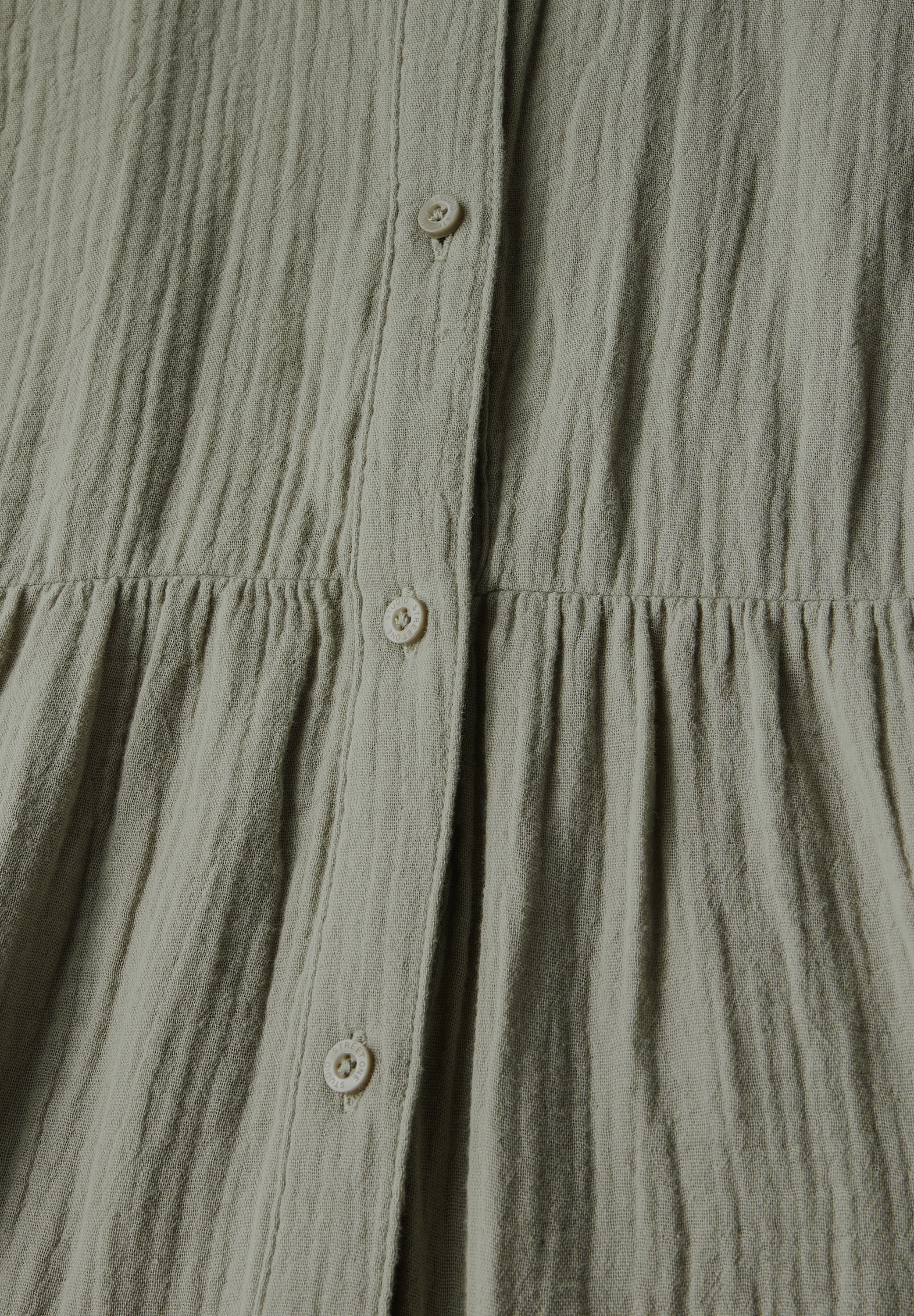 STREET ONE STUDIO Blusenkleid, aus 100% Baumwolle