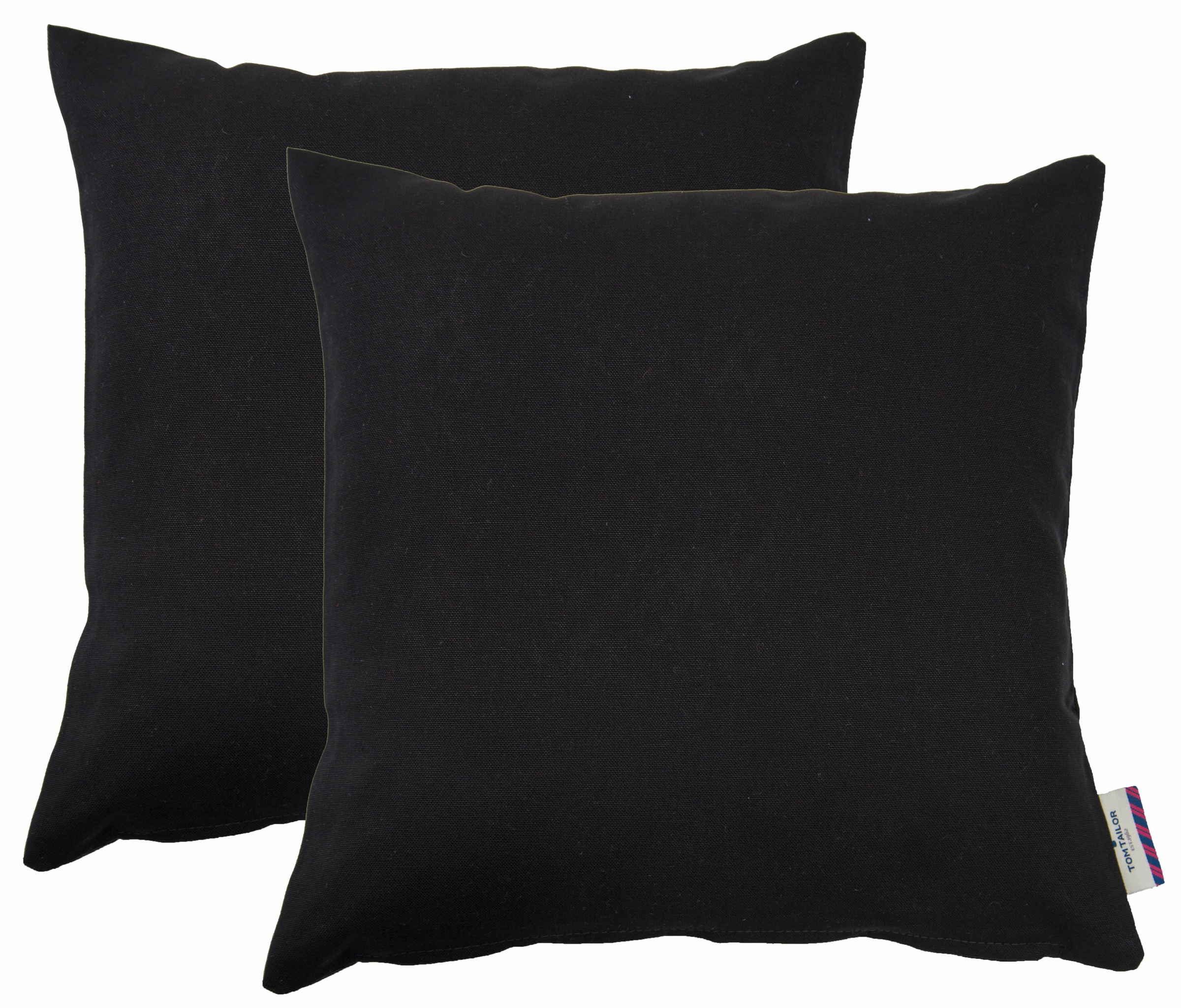 TOM TAILOR HOME Dekokissen "Dove" unifarben, Kissenhüllen ohne Füllung, 2er günstig online kaufen