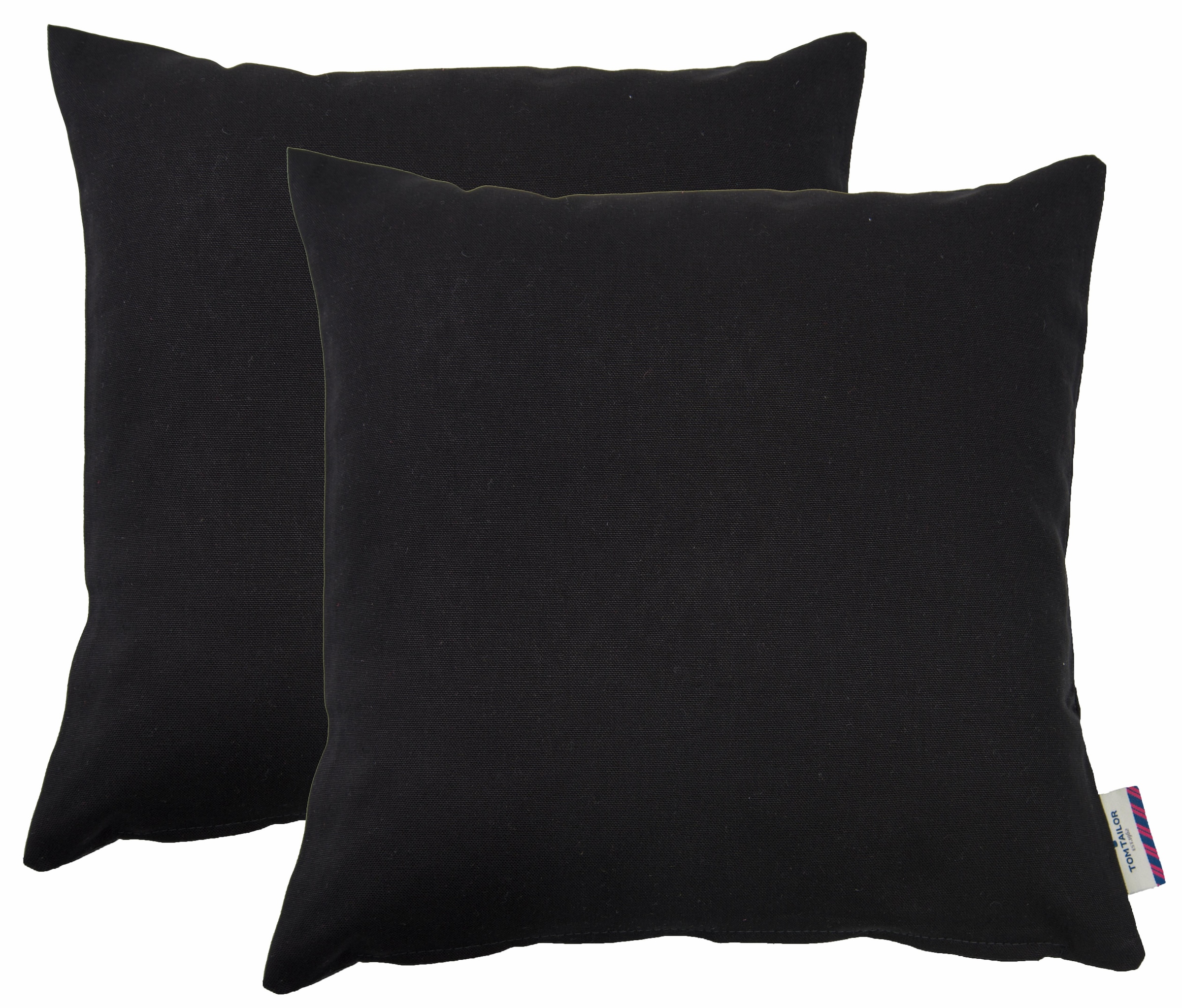 TOM TAILOR HOME "Dove" unifarben, Kissenhüllen ohne Füllung, 2er Pack