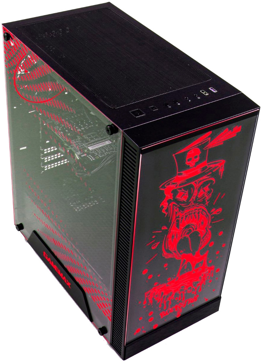 GAMEMAX Gaming-PC-Komplettsystem »MegaDeal Rockstar 2861 AMD Ryzen 7 5700X 32GB 1TB SSD RTX 5060« 27 ″ AMD Ryzen 7 GeForce RTX 5060 32 GB RAM 1.000 GB SSD Windows 11 + MSI PRO MP272L LCD-Monitor, 68,6cm (27")