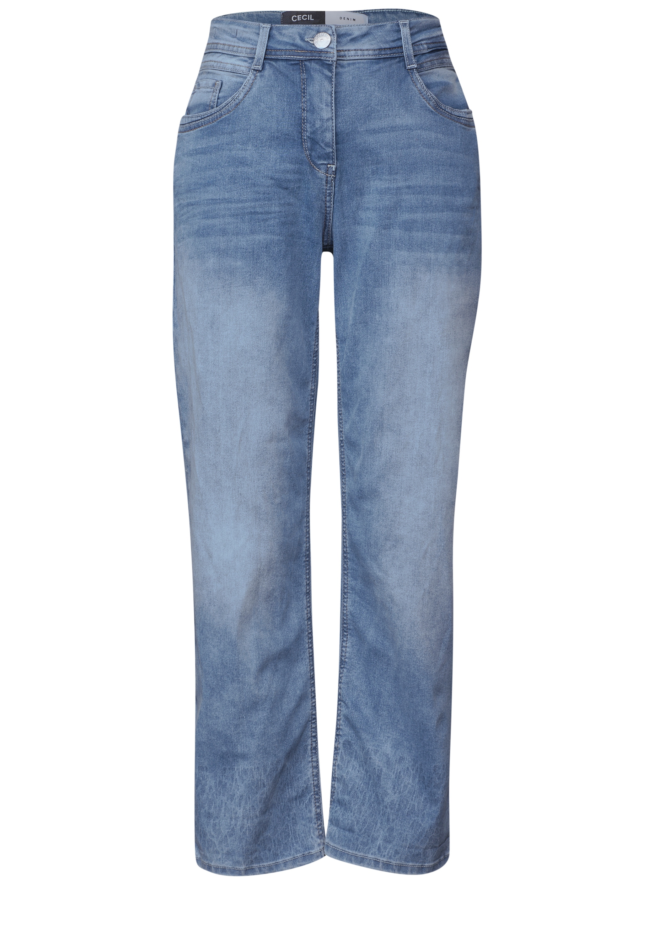 STREET ONE Loose-fit-Jeans, High Waist