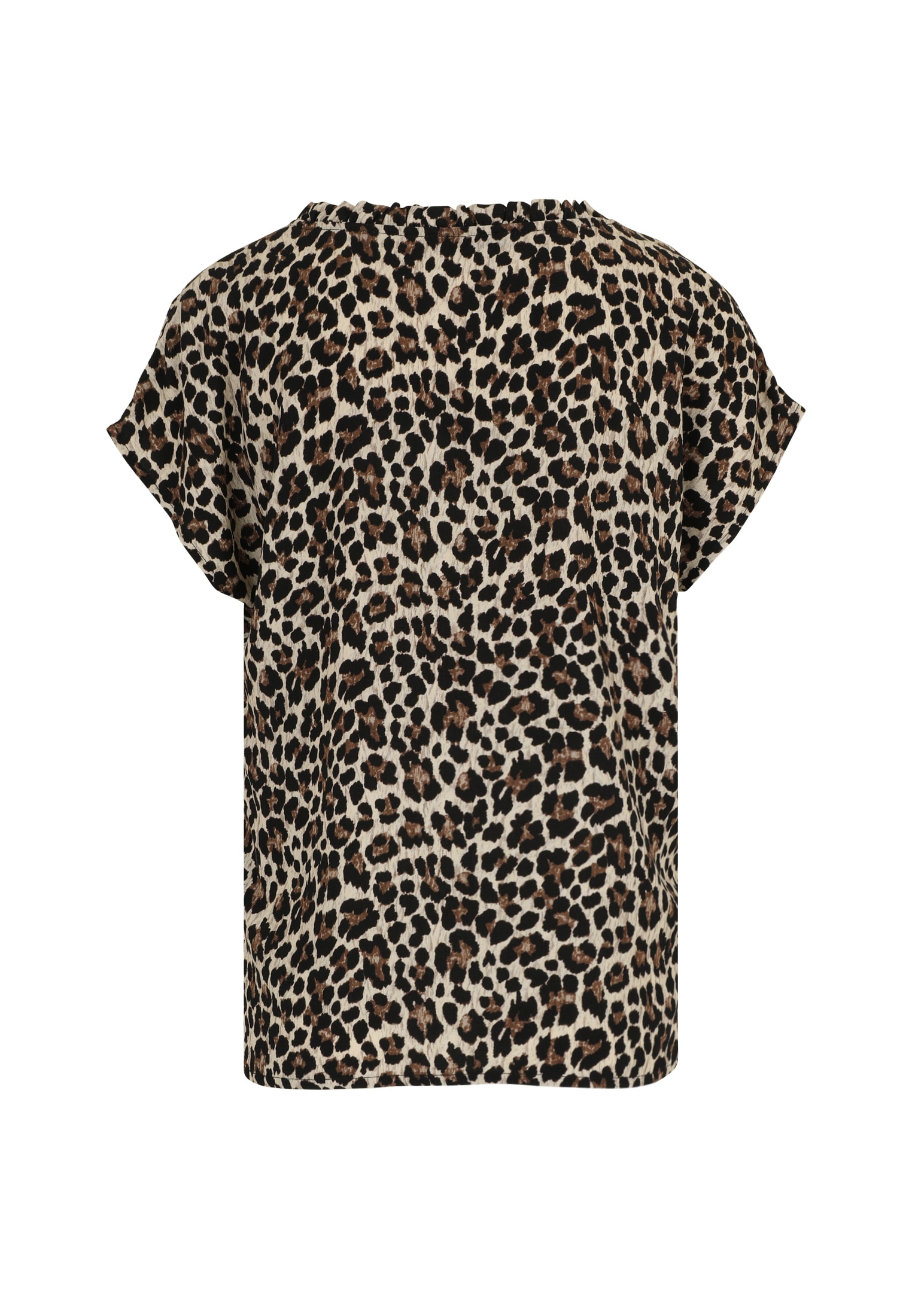 Zero Klassische Bluse »zero Bluse mit Leo-Muster«