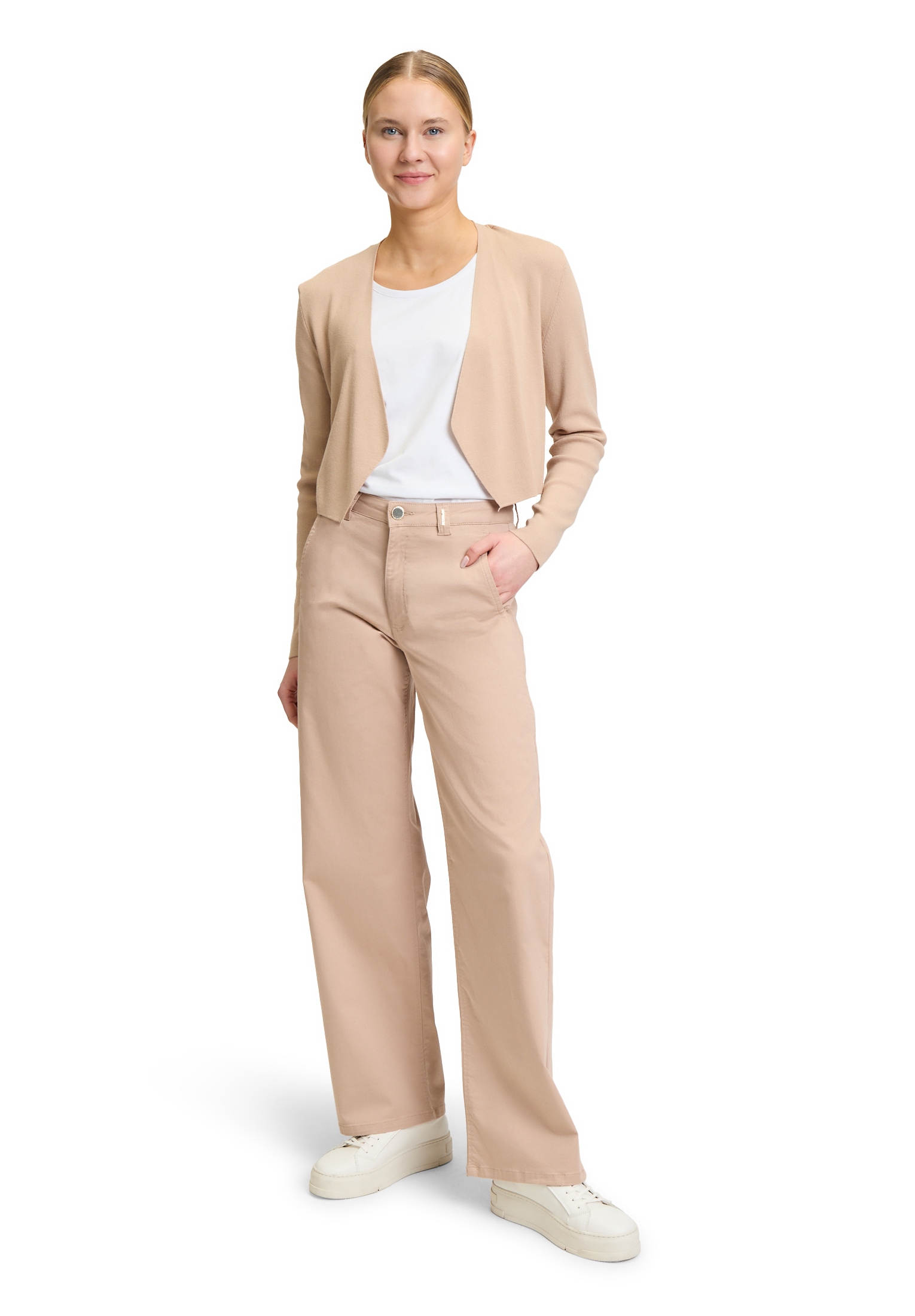 Betty&Co Strickjacke »Betty & Co Feinstrickjacke ohne Verschluss«, Struktur