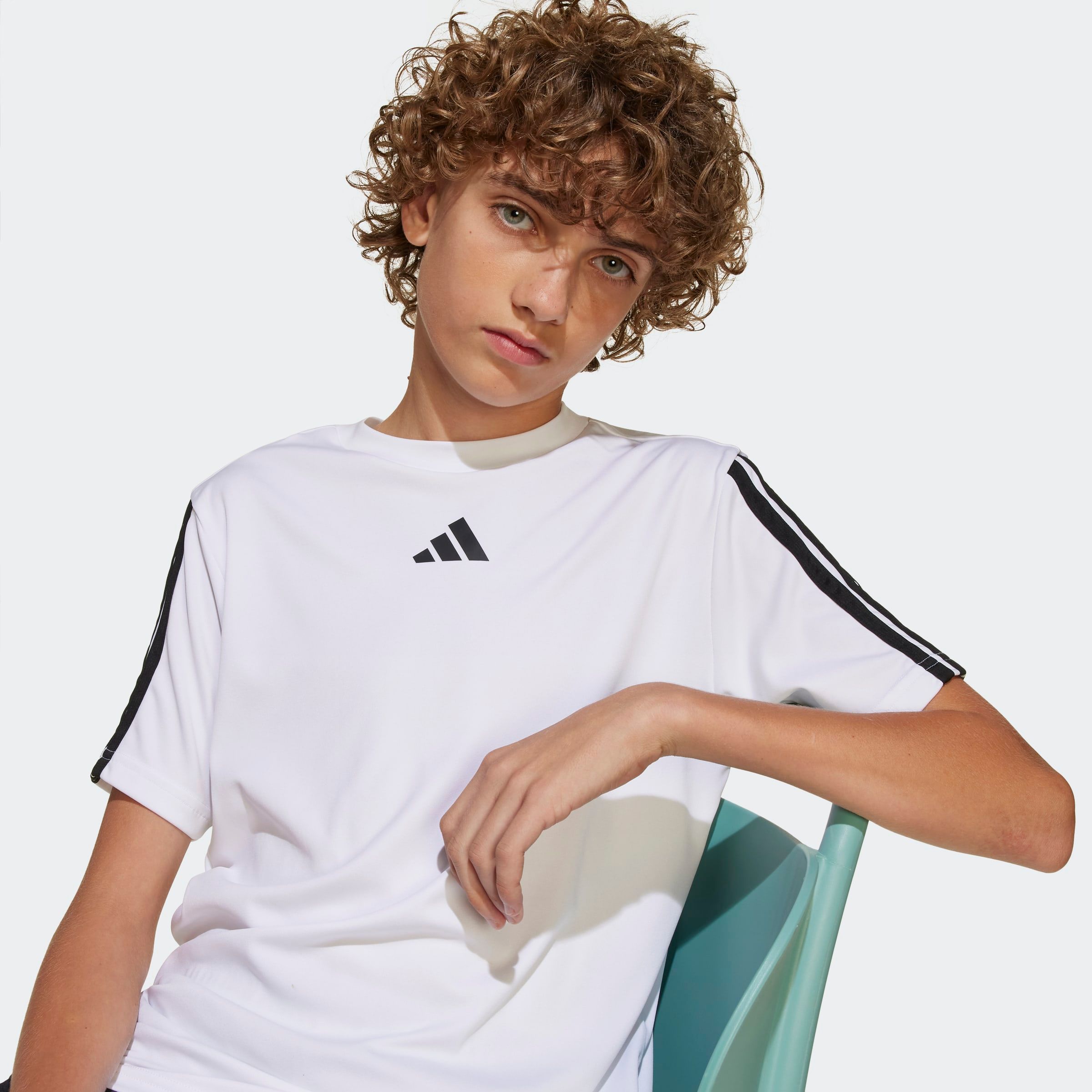 Thumbnail - adidas Sportswear T-Shirt "TRAIN ESSENTIALS 3-STREIFEN KIDS"