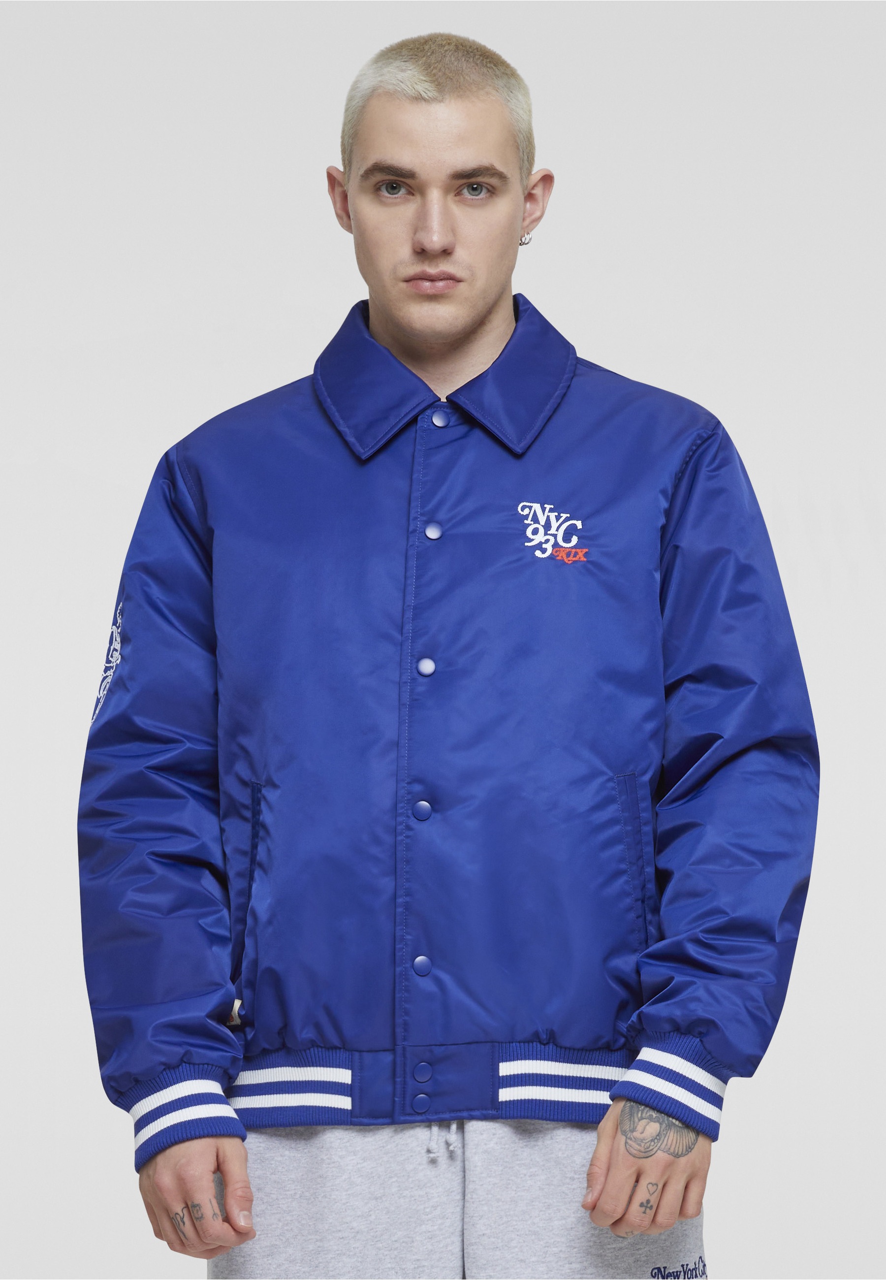 K1X Allwetterjacke »K1X Herren KXM241-009-1 K1X NYC Varsity Jacket« 1 Stk. tlg. ohne Kapuze