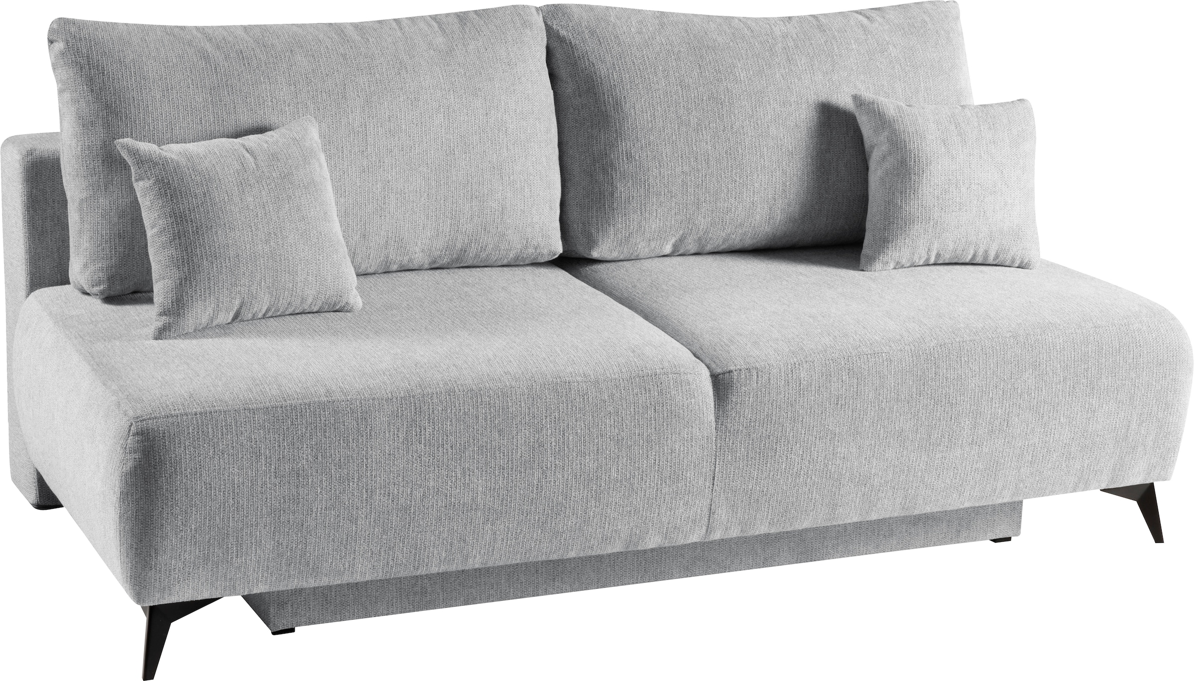 WERK2 Schlafsofa »Valerie mit Komfortsitz- und Liegehöhe, Breite 200cm,«, bequemes 2-Sitzer Schlafcouch mit Bettkasten