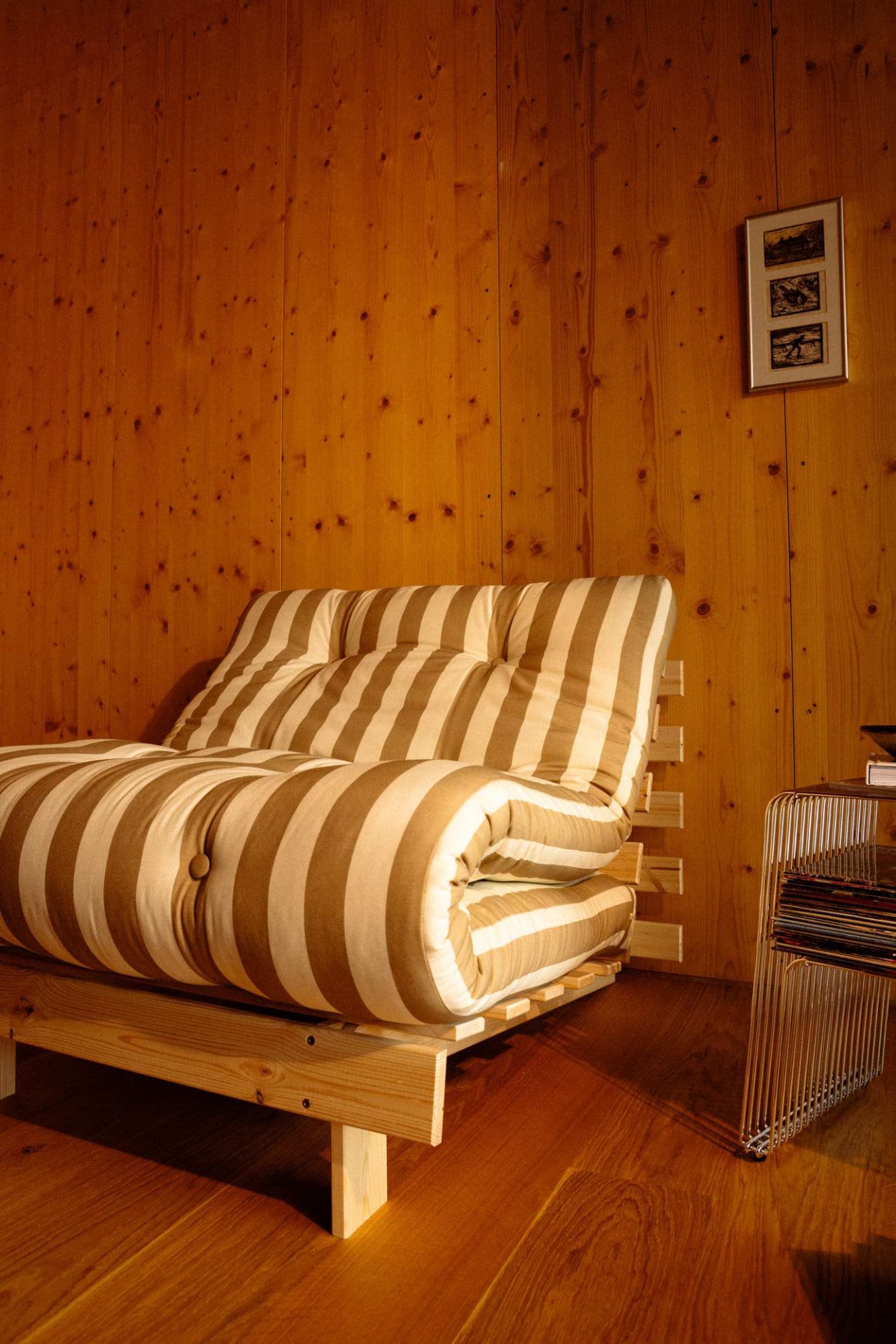 Karup Design Daybett »Roots Sofa Bed, Schlafsofa, Bettfunktion, FSC®-Massivholz, B: 90 cm« Inkl. Futonmatratze. Made in Europe, minimalistisches Design