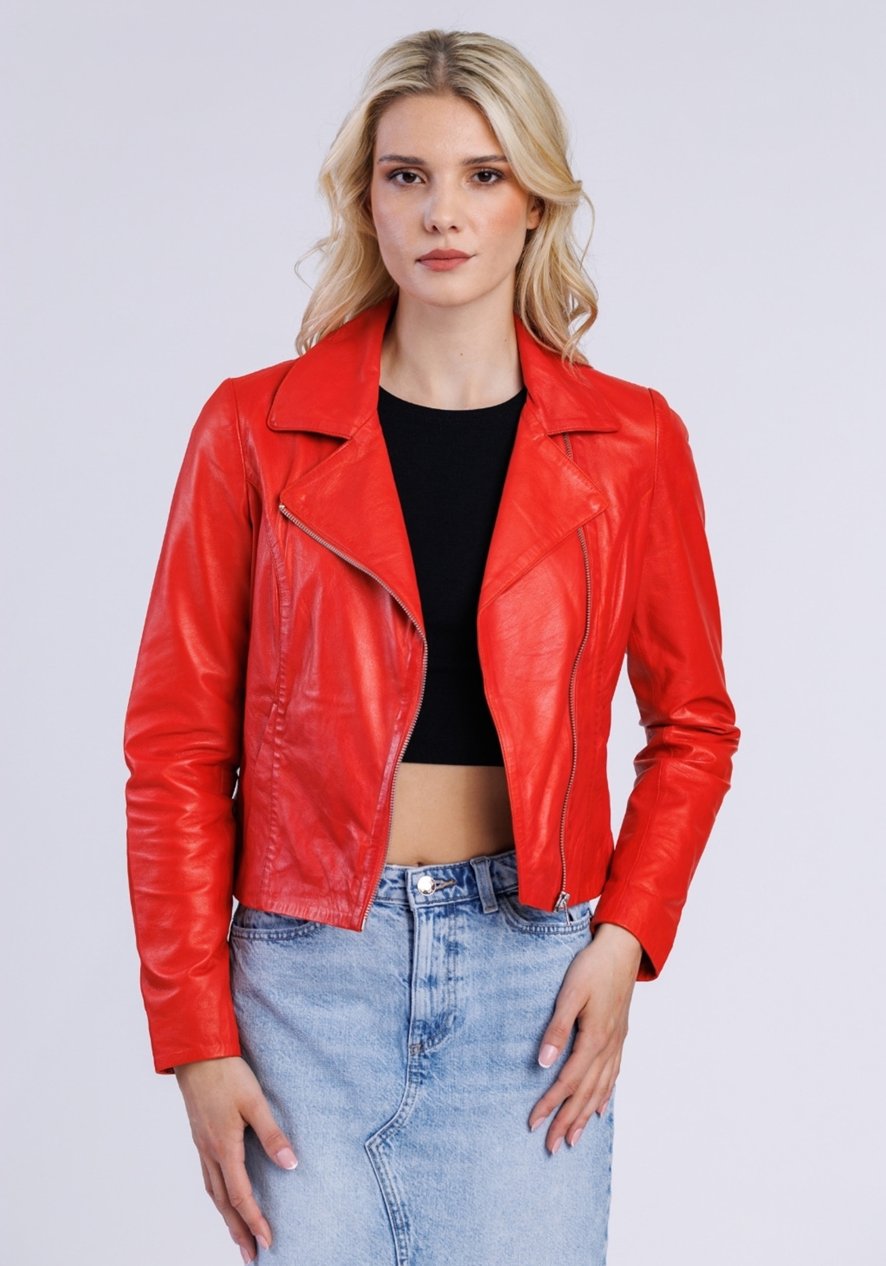 Freaky Nation Lederjacke »Lederjacke-FN«
