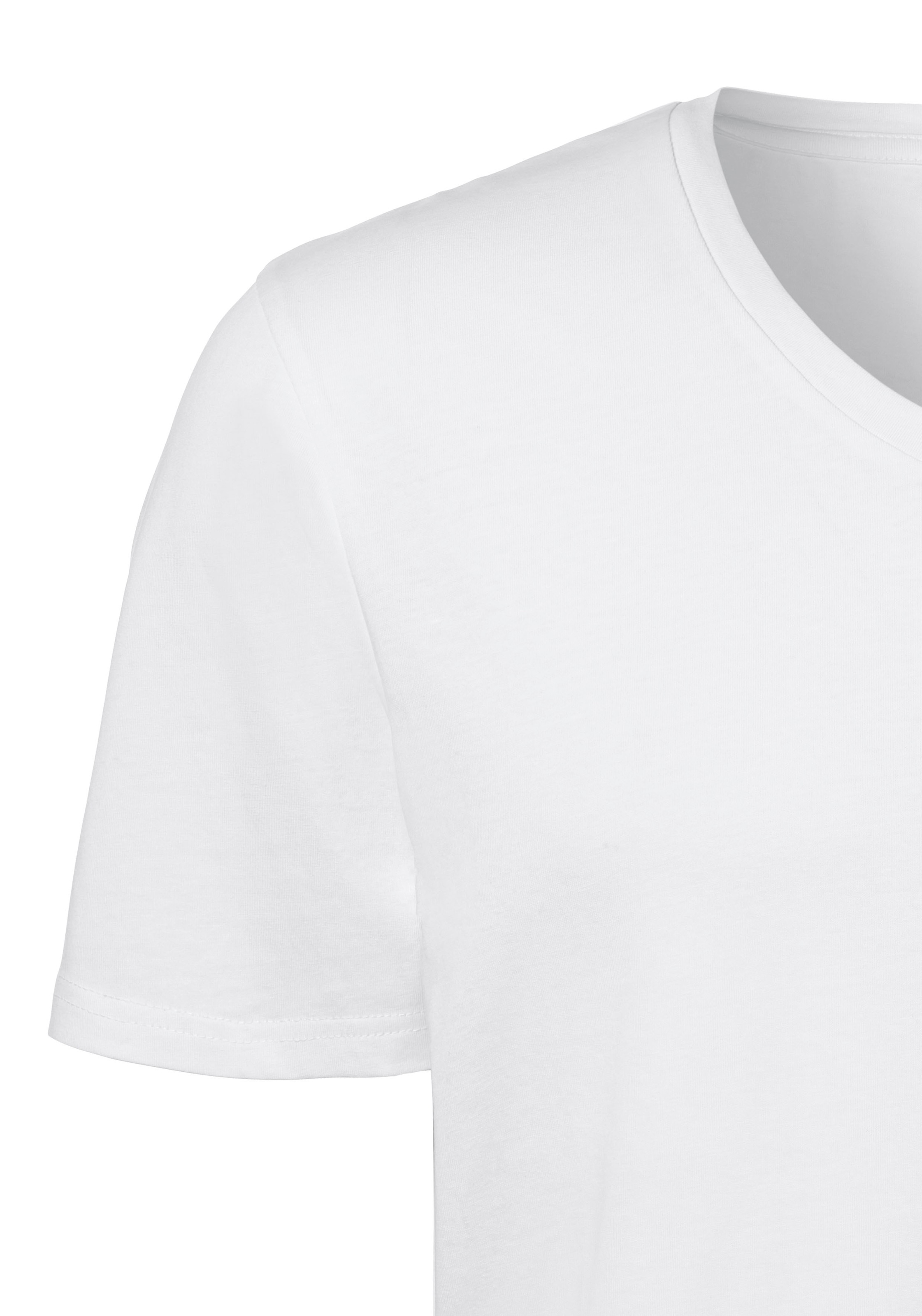 s.Oliver T-Shirt, (Packung, 2 tlg.), klassisches Unterziehshirt