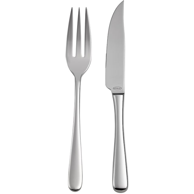 RÖSLE Steakbesteck »Passion«, (Set, 12 tlg.), 12-teilig, für 6 Personen, Edelstahl  18/10, spülmaschinengeeignet bestellen | BAUR